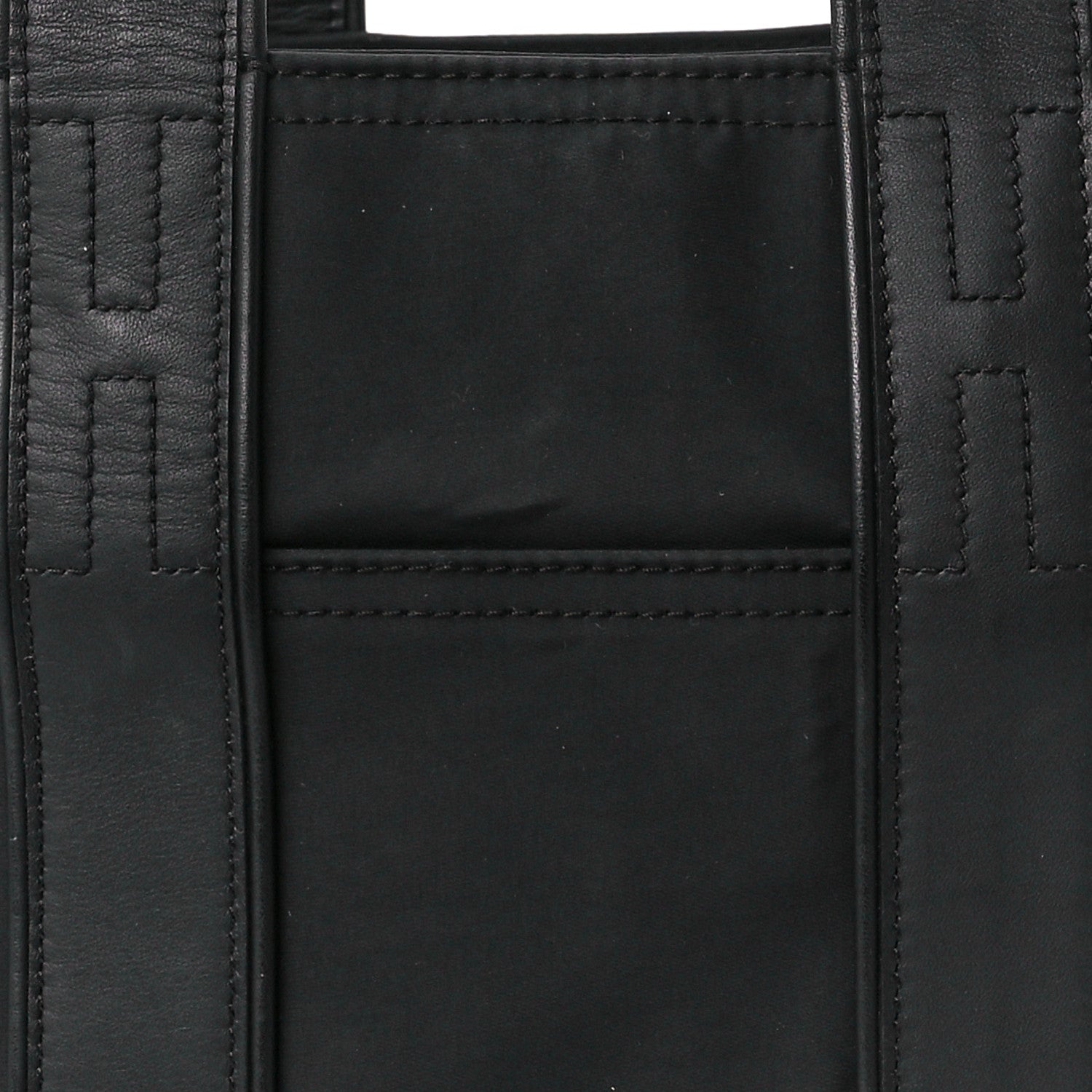 Hermes Toile Acapulco Vassus Tote Black 8 of 11
