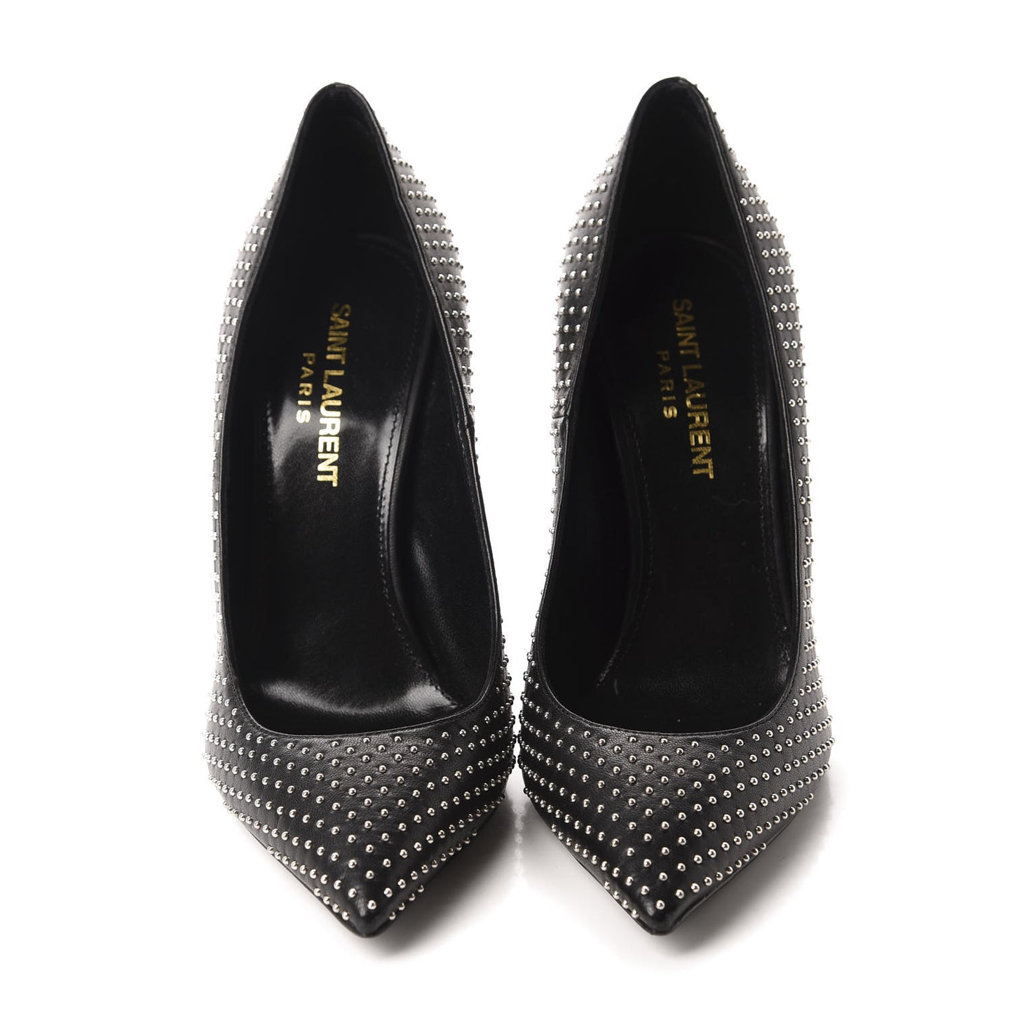 Calfskin Studded Opyum 100 Pumps 35 Black