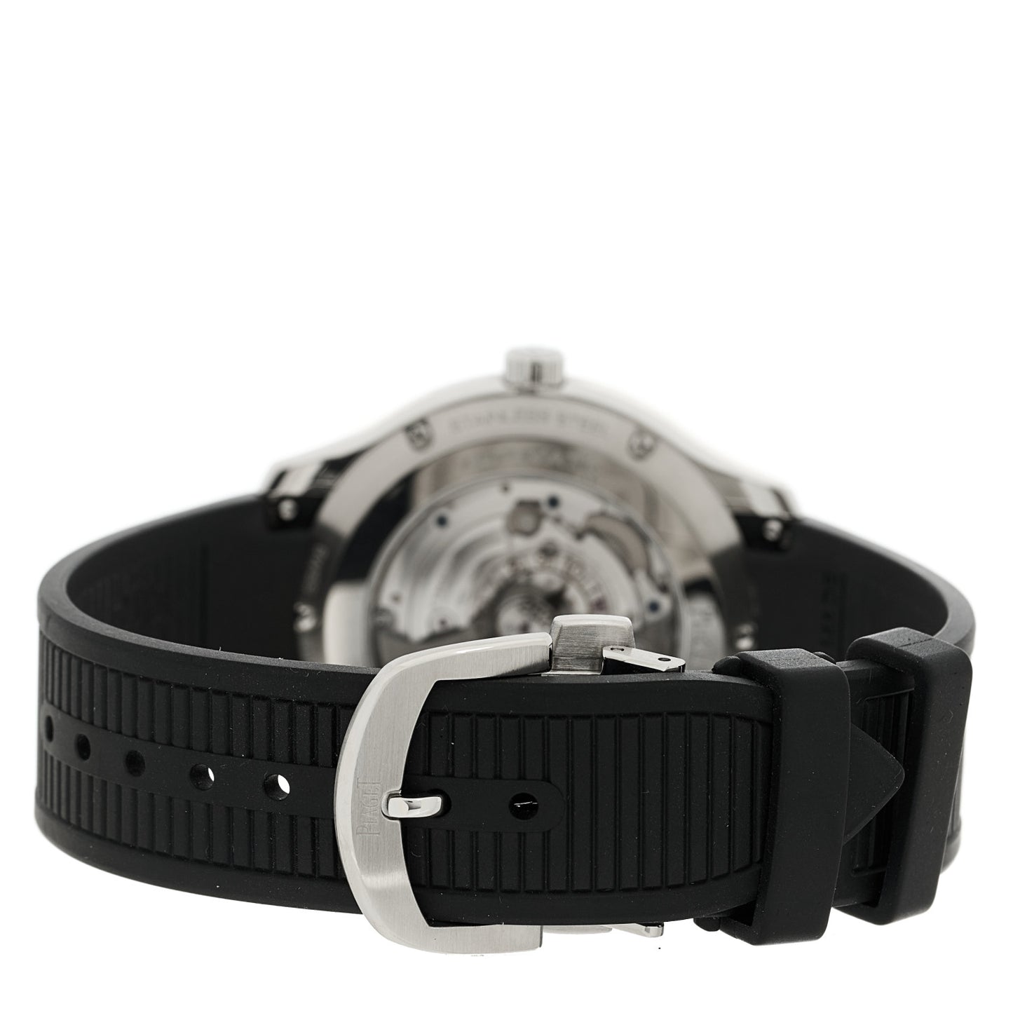 Stainless Steel Rubber 42mm Polo Date Automatic Watch Black