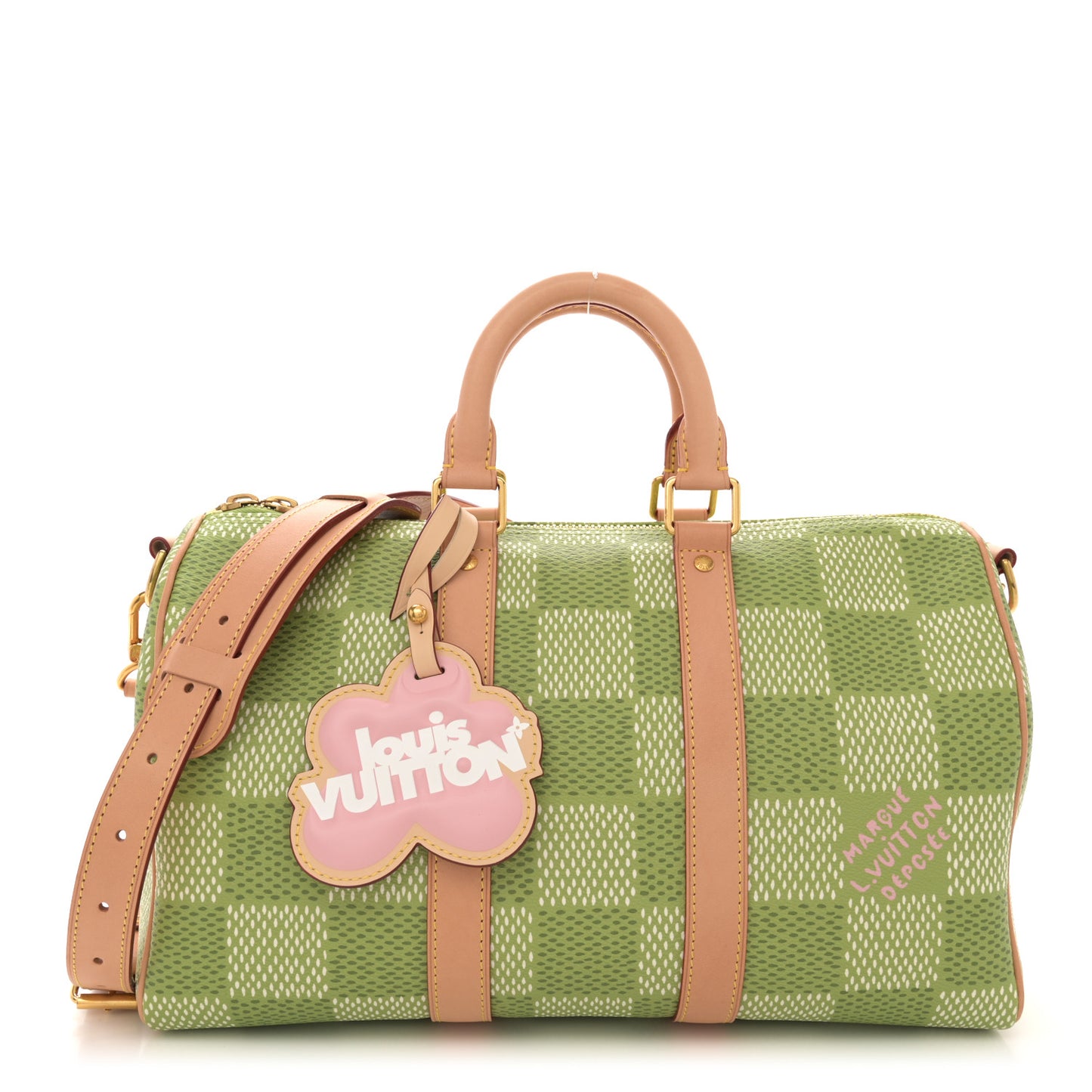 Damier Golf Keepall Bandouliere 35 Green