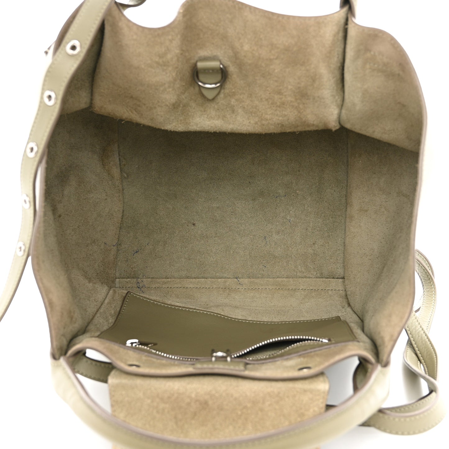 Smooth Calfskin Small Big Bag Sage