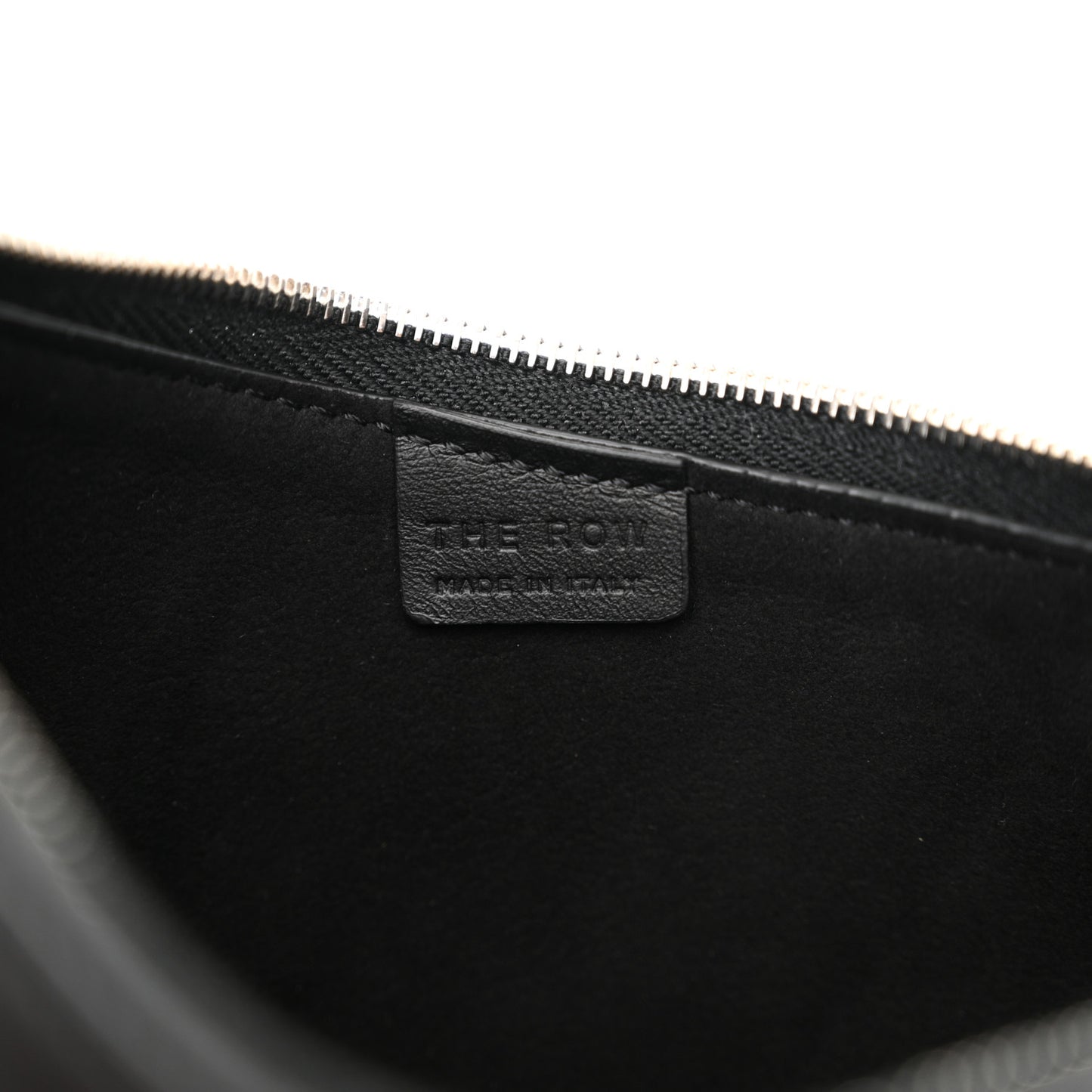 Smooth Calfskin Half Moon Shoulder Bag Black