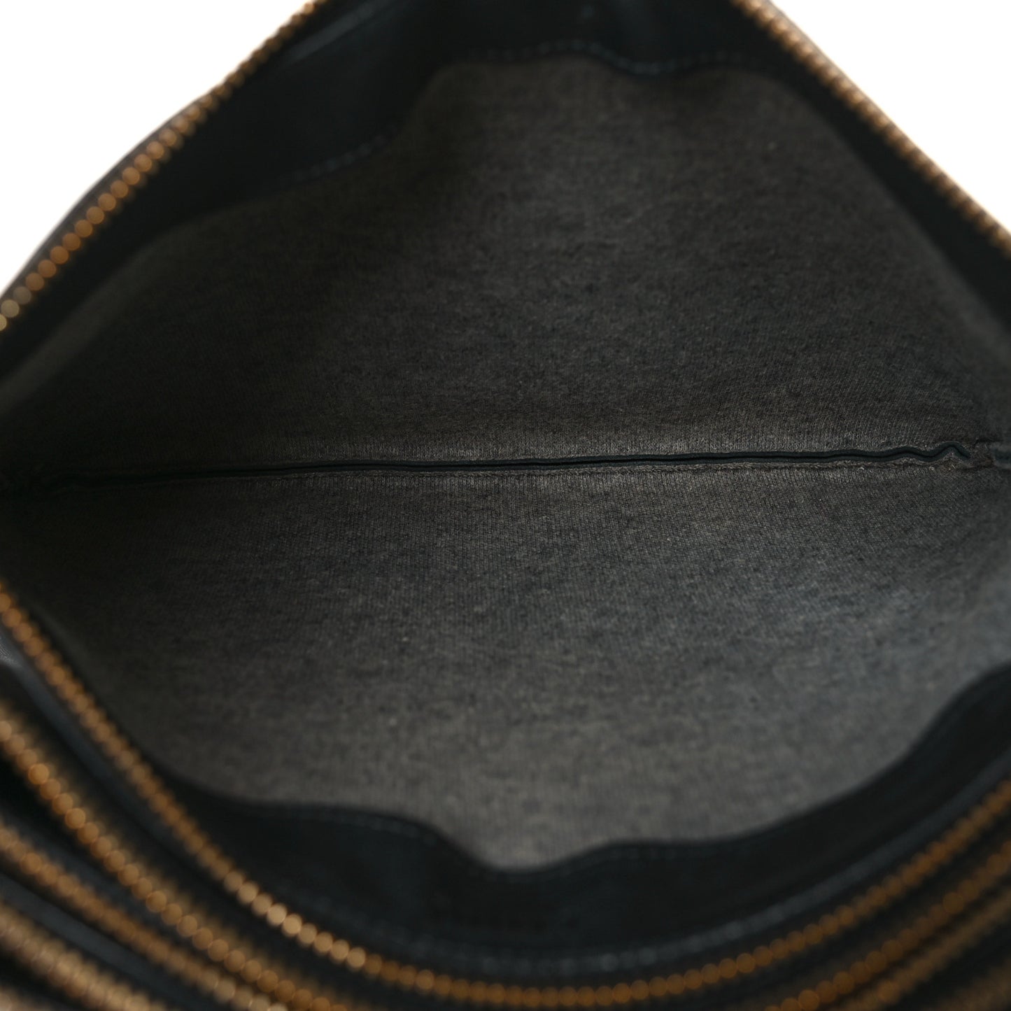 Lambskin Large Trio Crossbody Bag Black