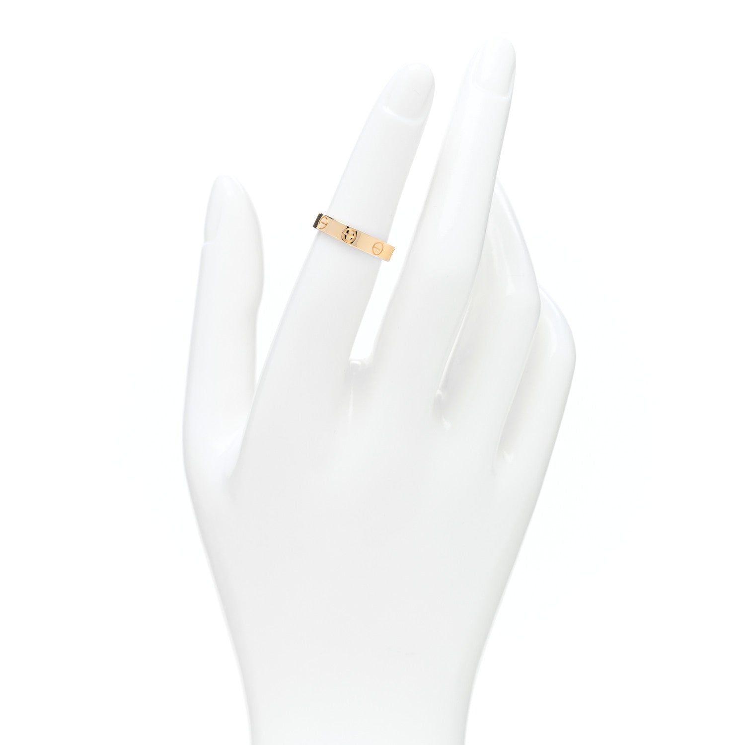 Cartier 18K Yellow Gold 3.5mm LOVE Wedding Band Ring 50 5.25 2 of 5