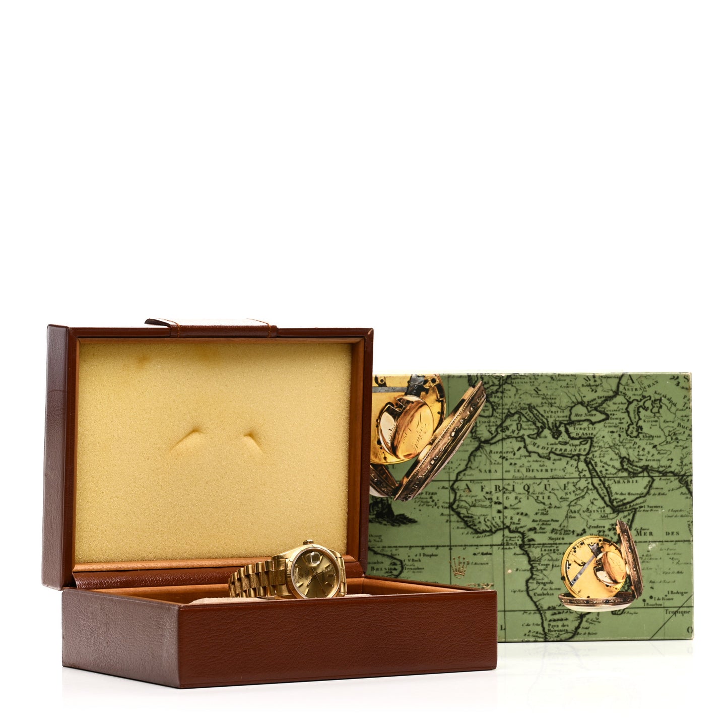 18K Yellow Gold 36mm Oyster Perpetual Day-Date Double Quick President Watch Champagne 18248