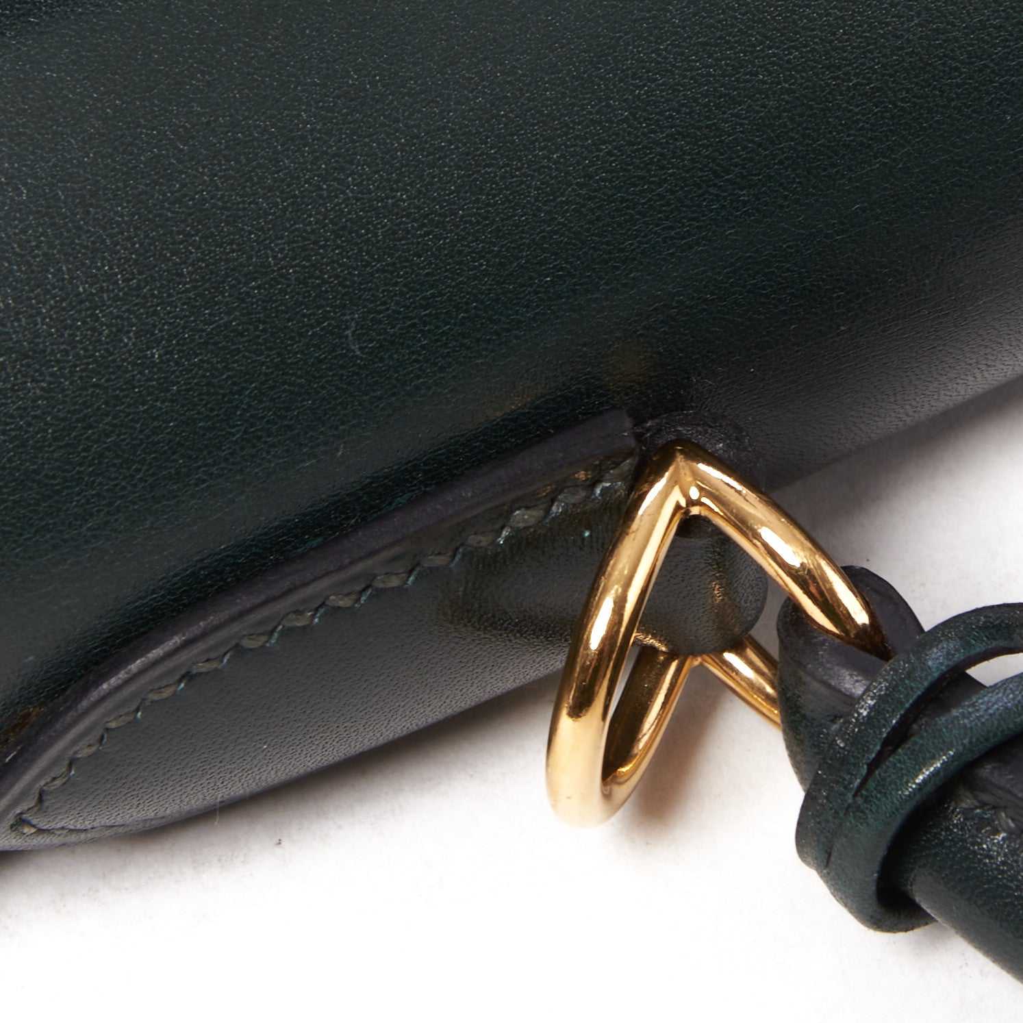 Hermes Box Kelly Sellier 32 Vert Fonce 9 of 31
