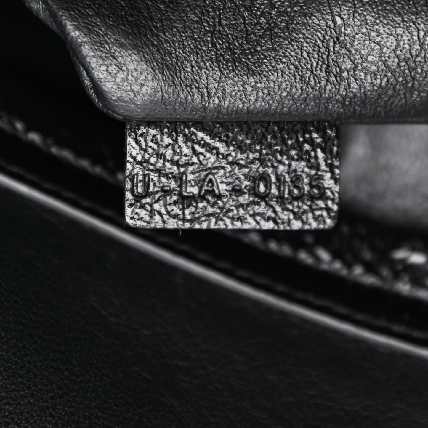 Crinkled Patent Calfskin Medium Phantom Luggage Black
