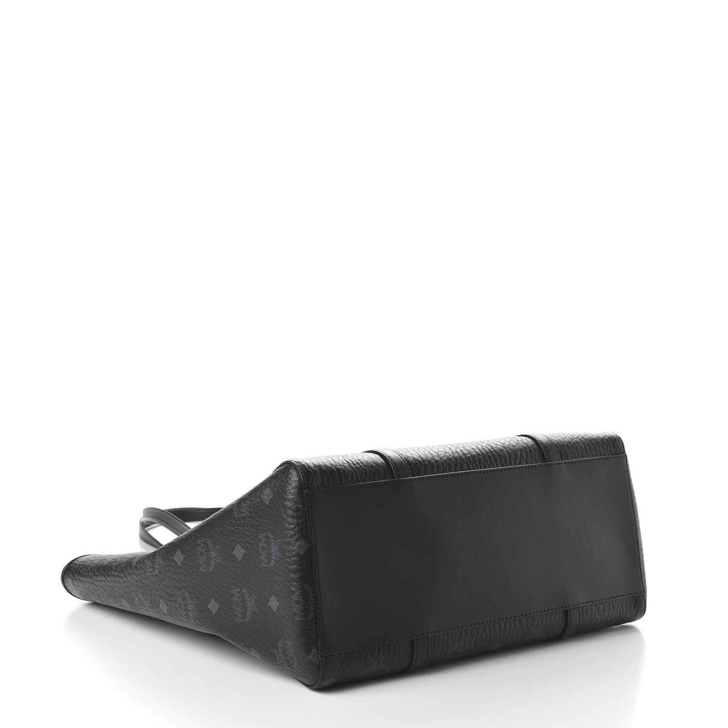 MCM Visetos Toni Shopper Tote Black 4 of 10