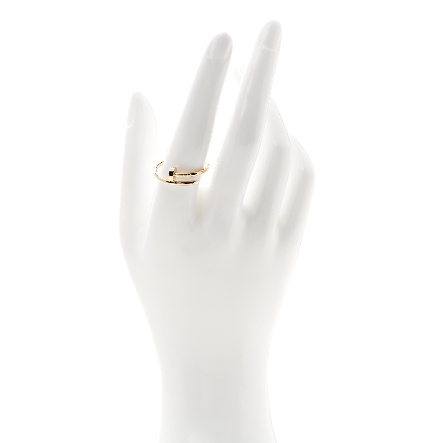 Cartier 18K Yellow Gold Small Juste Un Clou Ring 59 8.75 2 of 6
