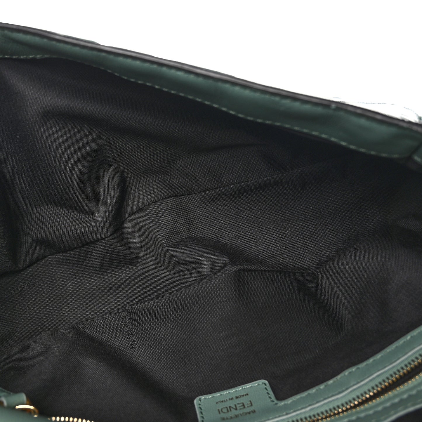 Nappa FF 1974 Embossed Baguette Menta