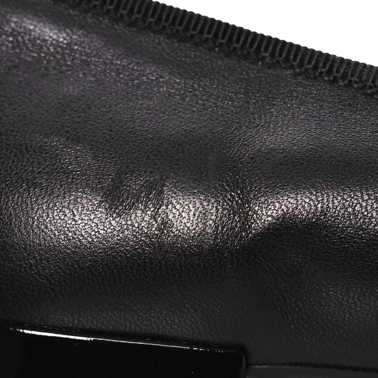 Prada Nappa Vernice Cap Toe Logo Bow Ballerina Flats 40 Black 10 of 14