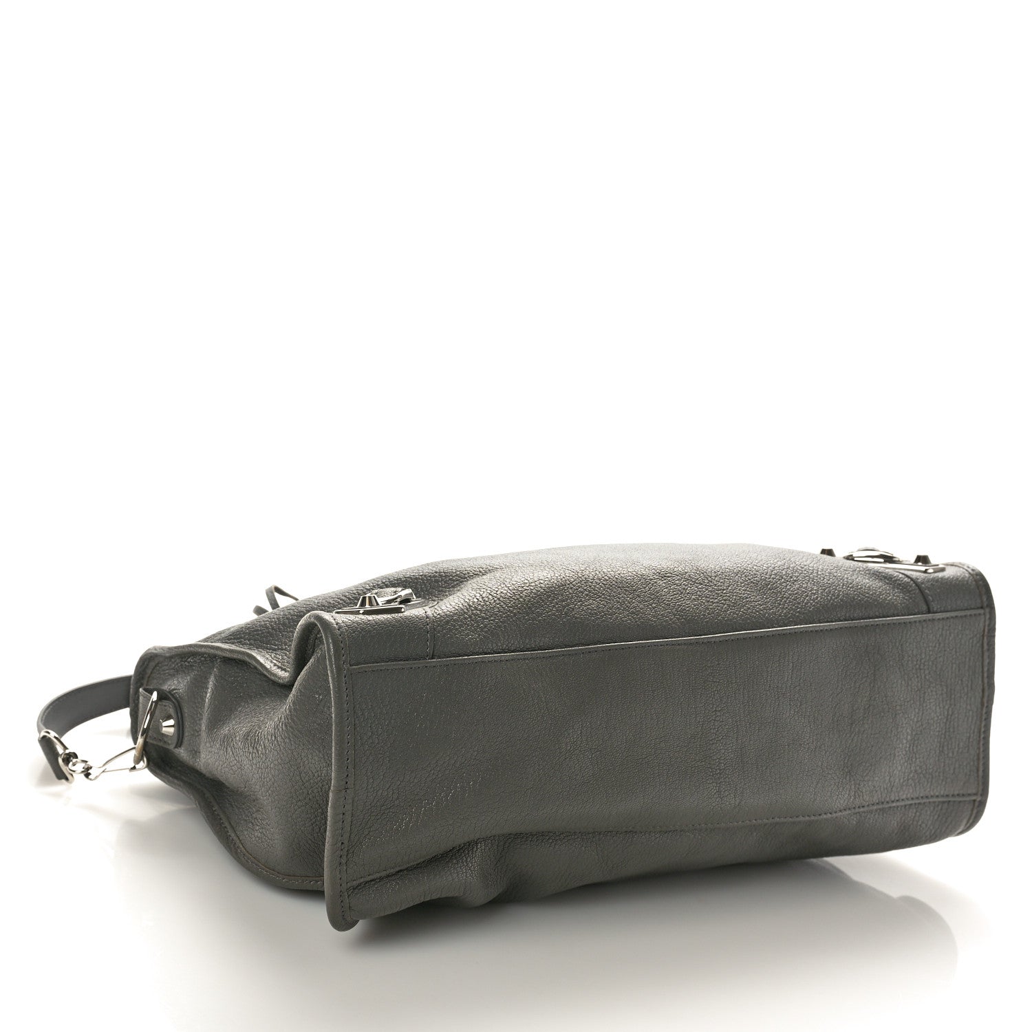 Balenciaga Chevre Silver Metallic Edge Hardware City Gris Acier 5 of 11