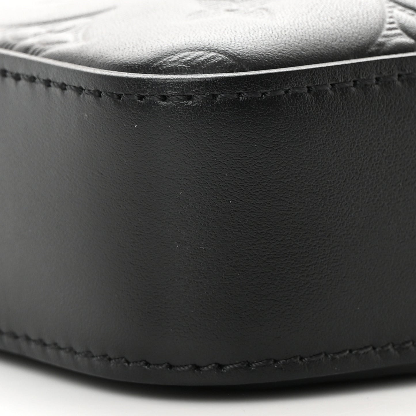 Calfskin Monogram Shadow Duo Messenger Black