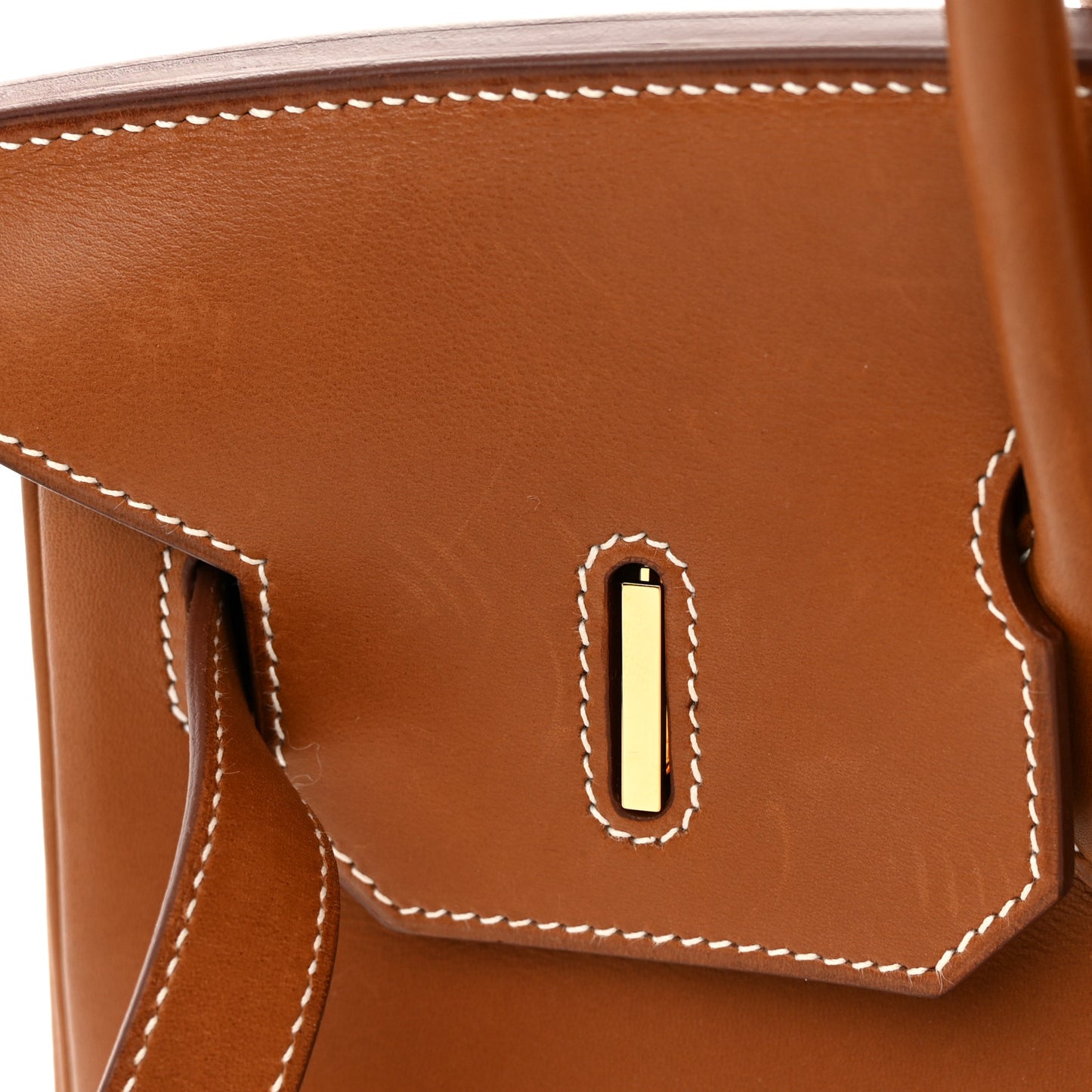 Natural Barenia Birkin 35 Fauve