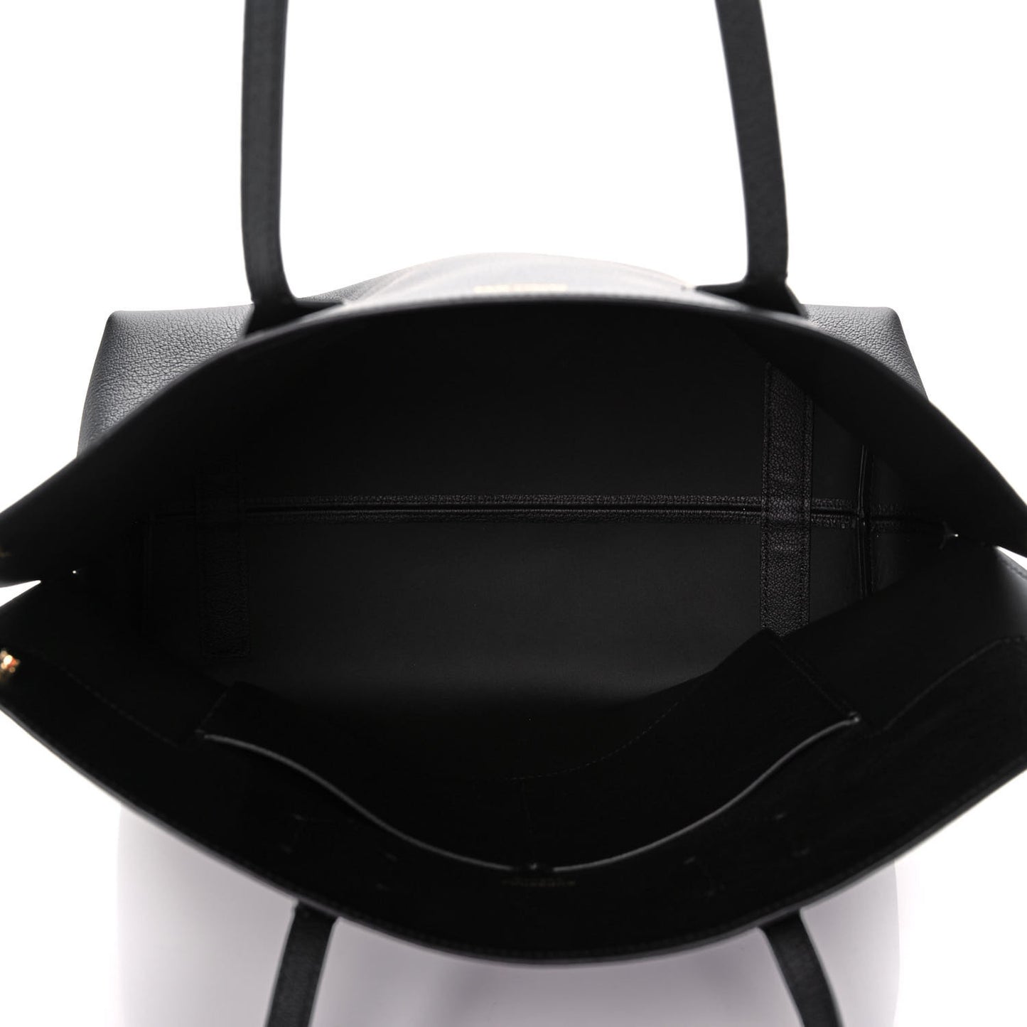 Calfskin Large Society Tote Black