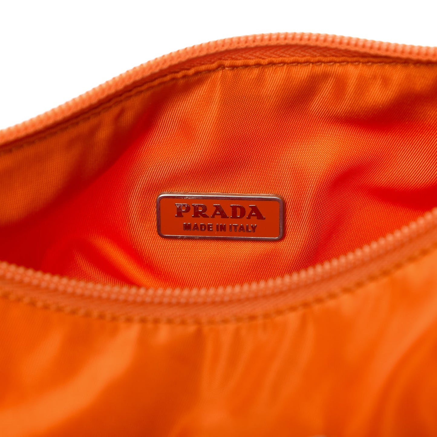 Tessuto Nylon Sport Shoulder Bag Orange