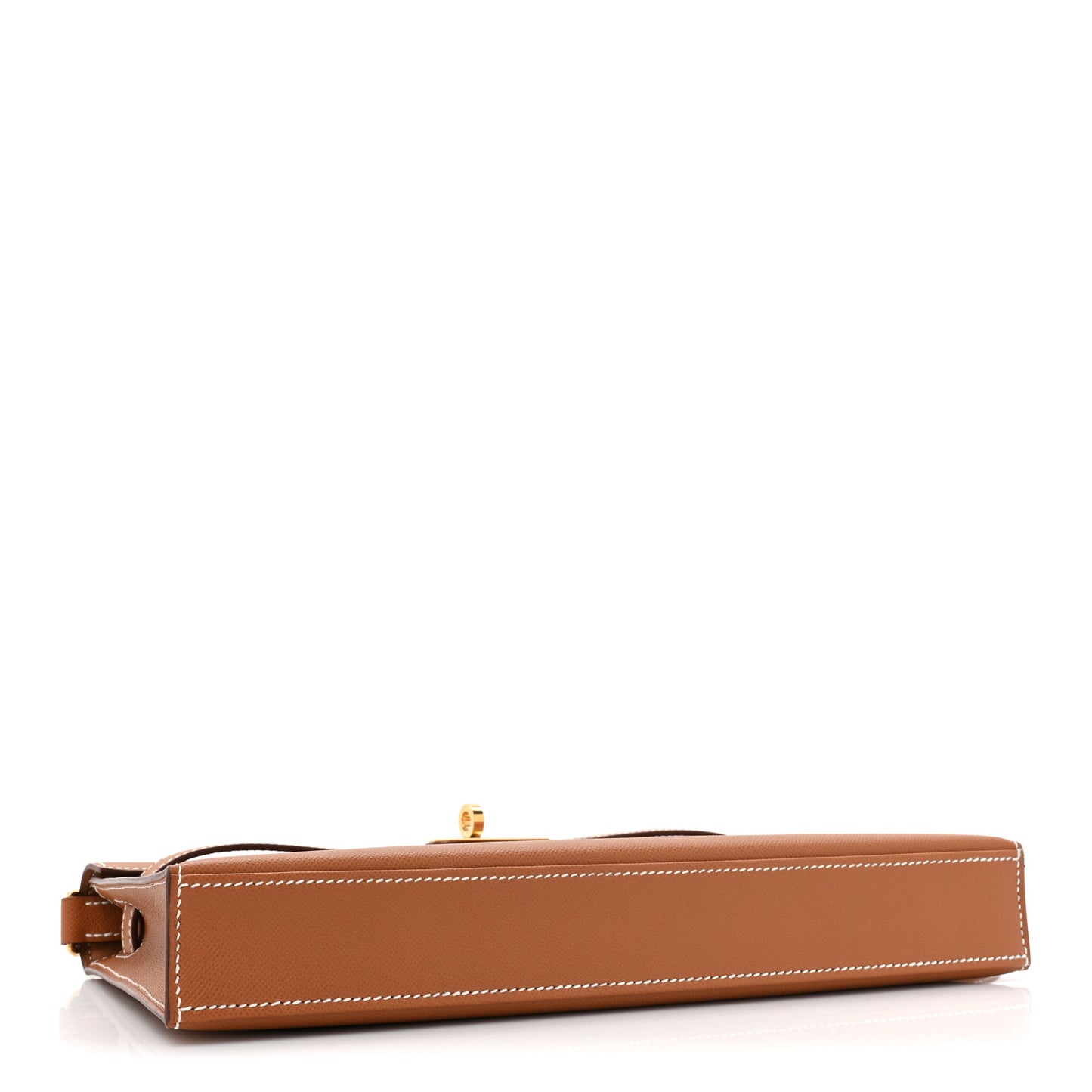 Madame Calfskin Kelly Elan Gold