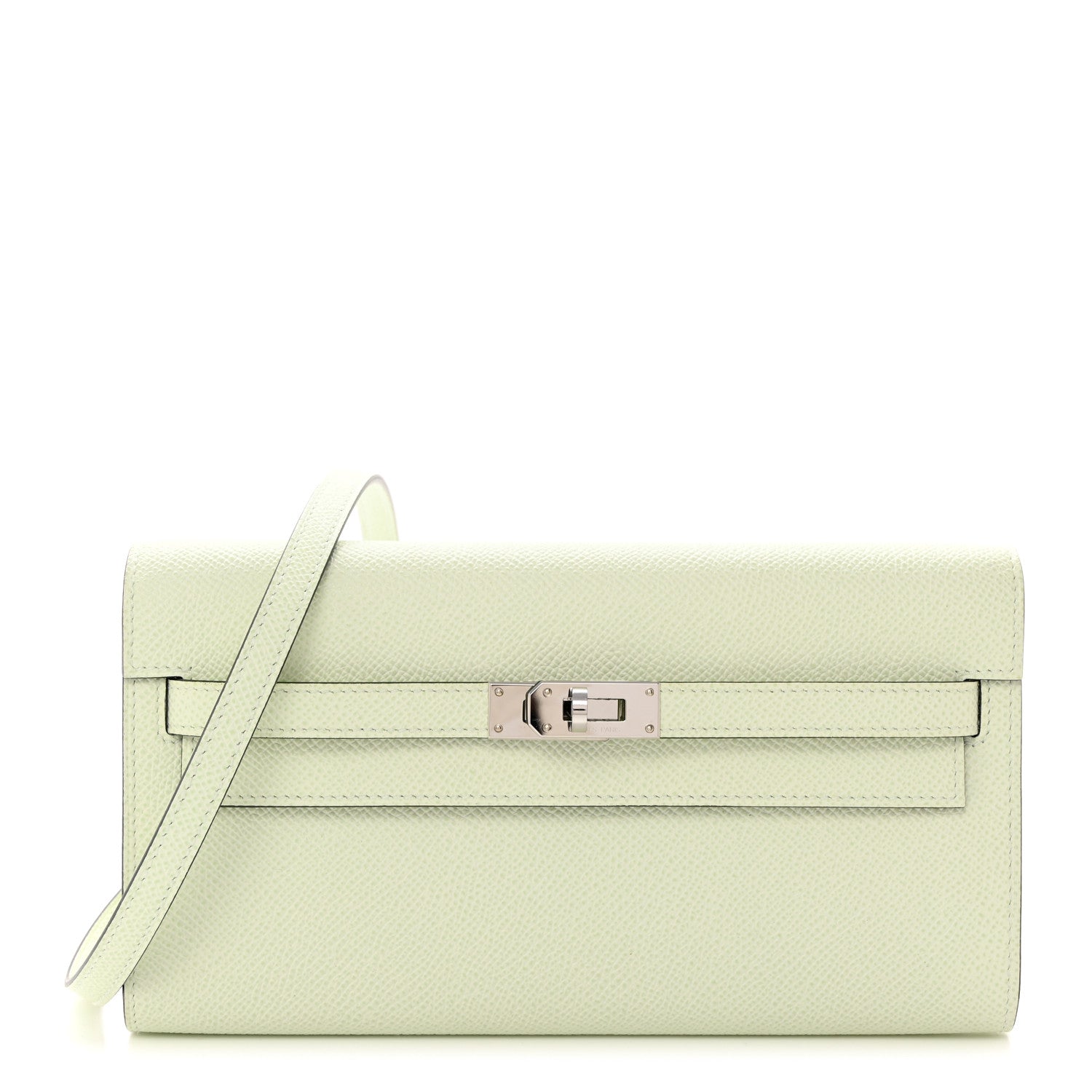 Hermes Epsom Kelly Wallet To Go Vert Fizz 1 of 7