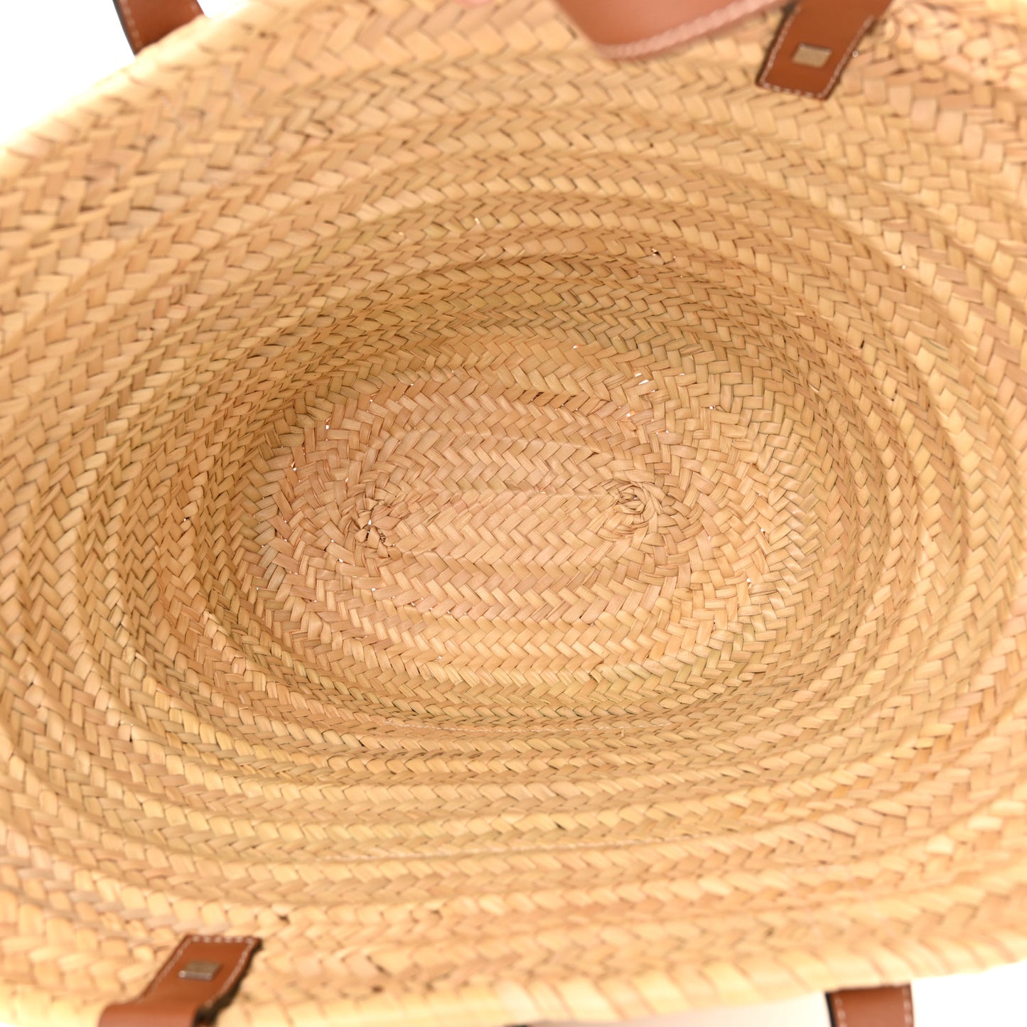 Raffia Large Basket Tote Bag Natural Tan