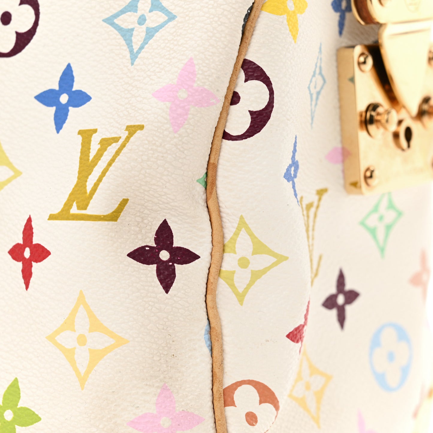Monogram Multicolor Speedy 30 White