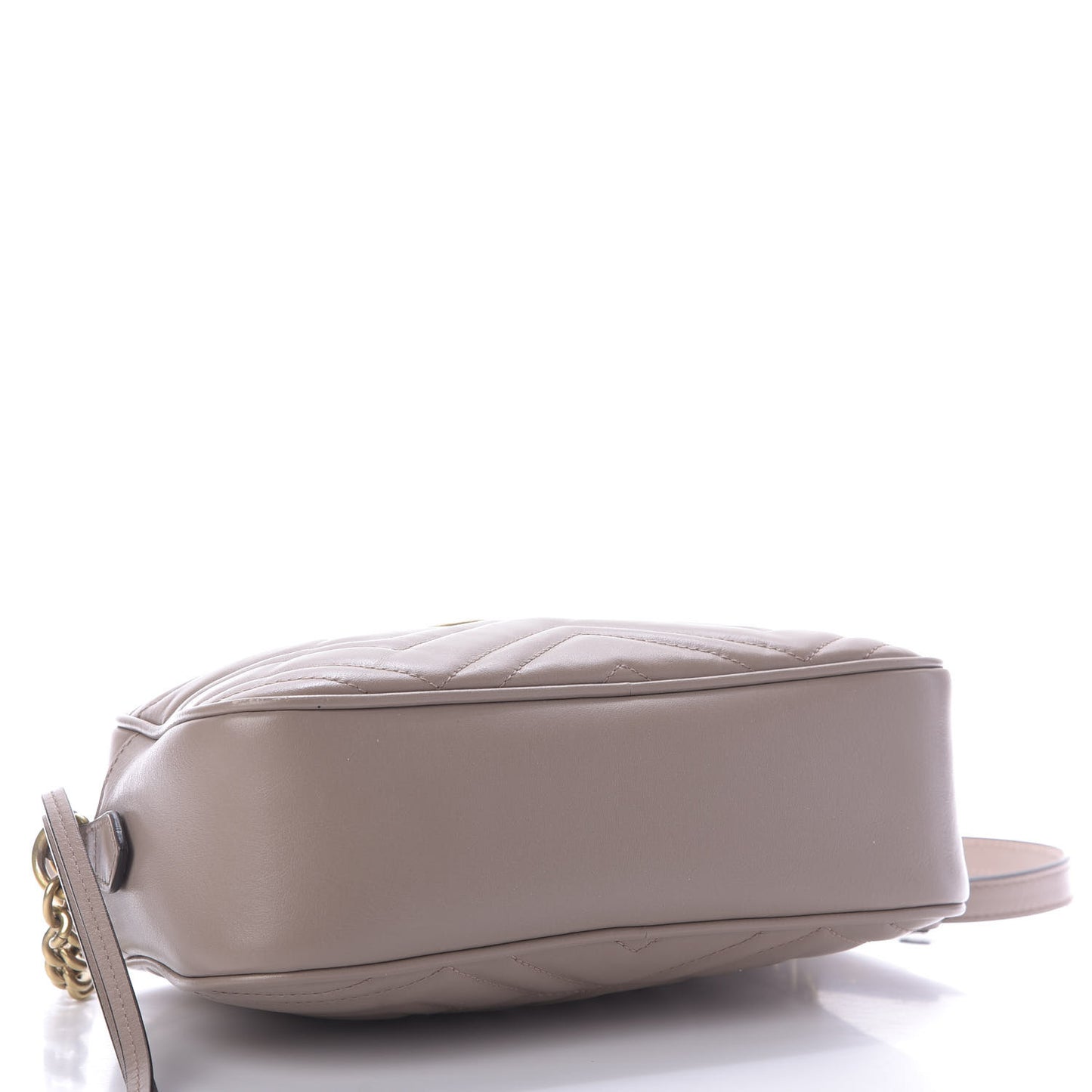 Calfskin Matelasse Small GG Marmont Chain Shoulder Bag Porcelain Rose