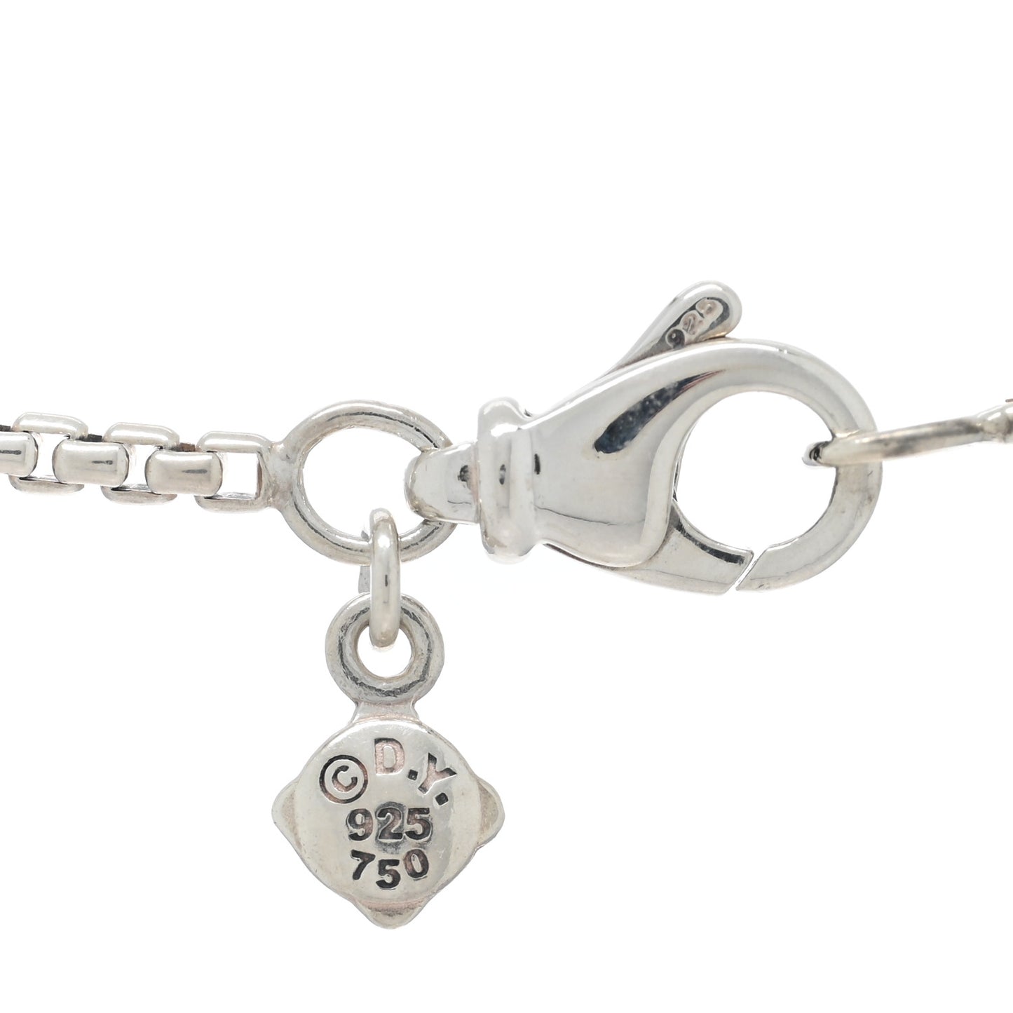 Sterling Silver 18K Yellow Gold Belmont Pendant Necklace