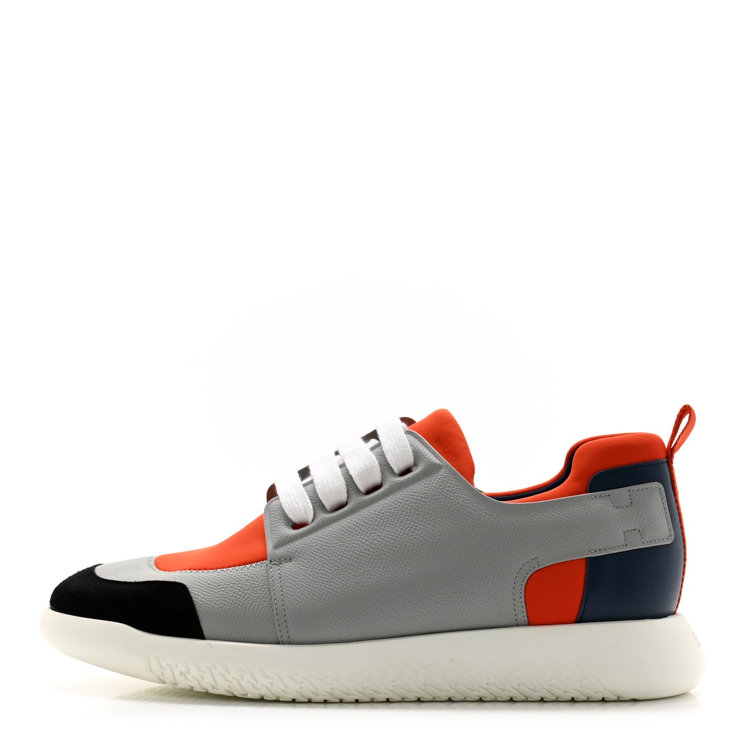 Epsom Technical Canvas Mens Vitesse Sneakers 42 Orange Multicolor
