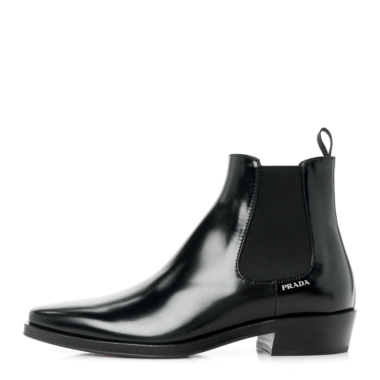 Spazzolato Logo Chelsea Boots 36 Black