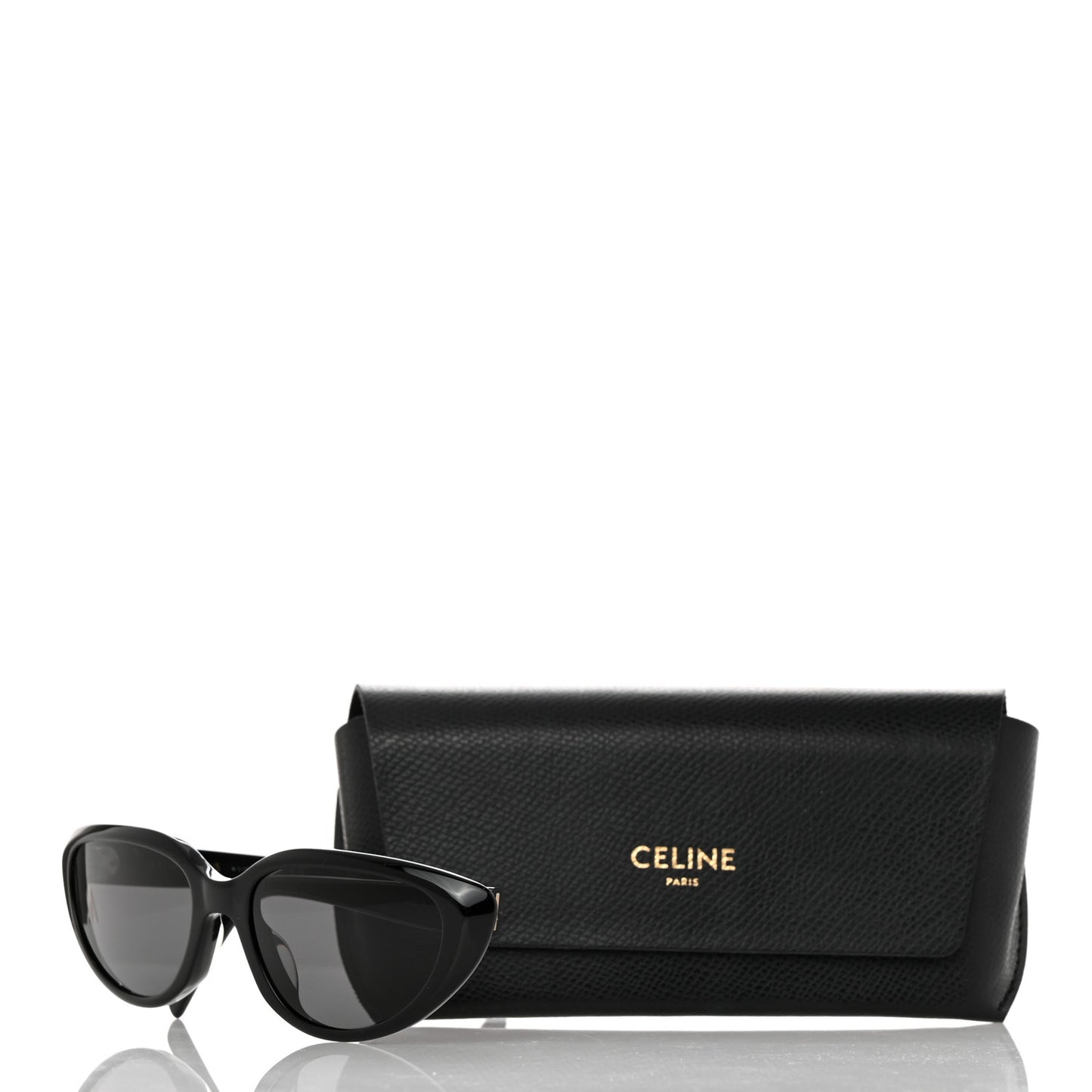 Acetate Cat Eye Sunglasses CL40220U Black