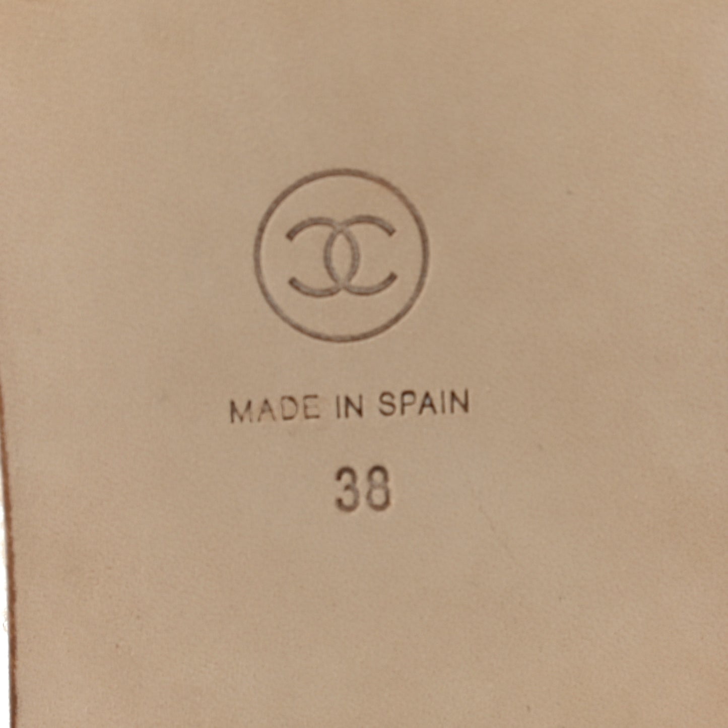 Tweed Grosgrain CC Mule Slide 38 White Black