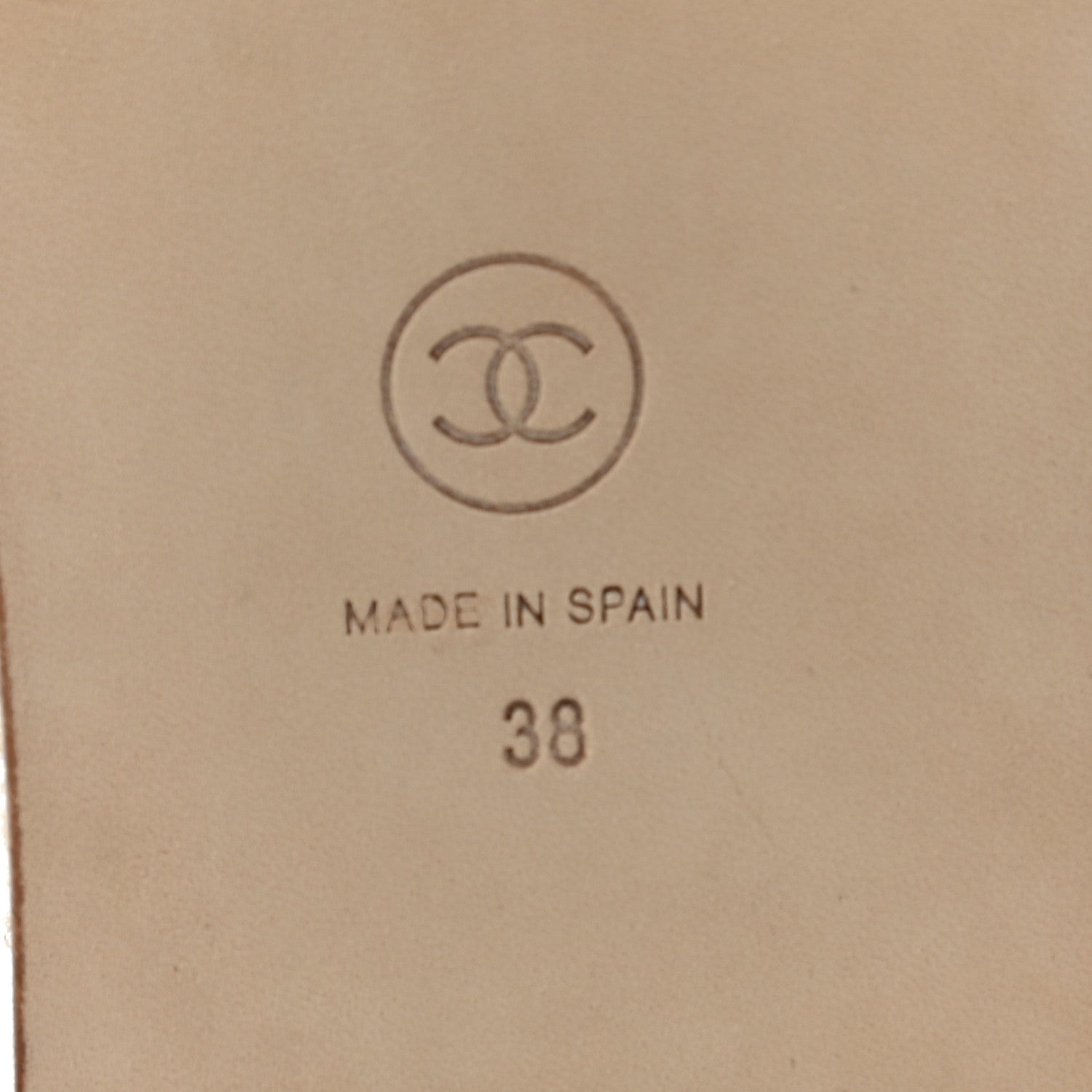 Chanel Tweed Grosgrain CC Mule Slide 38 White Black 6 of 8