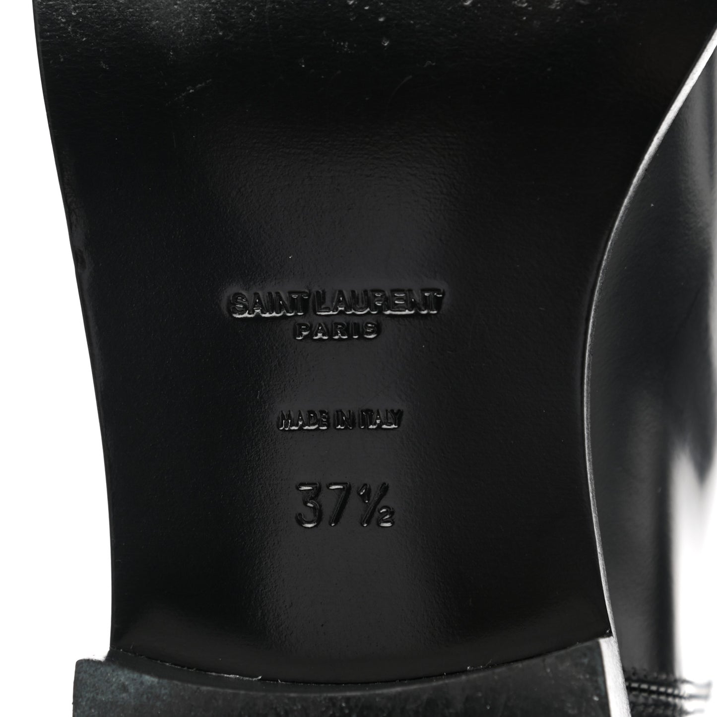 Patent Matte Calfskin Master Ankle Boots 37.5 Black