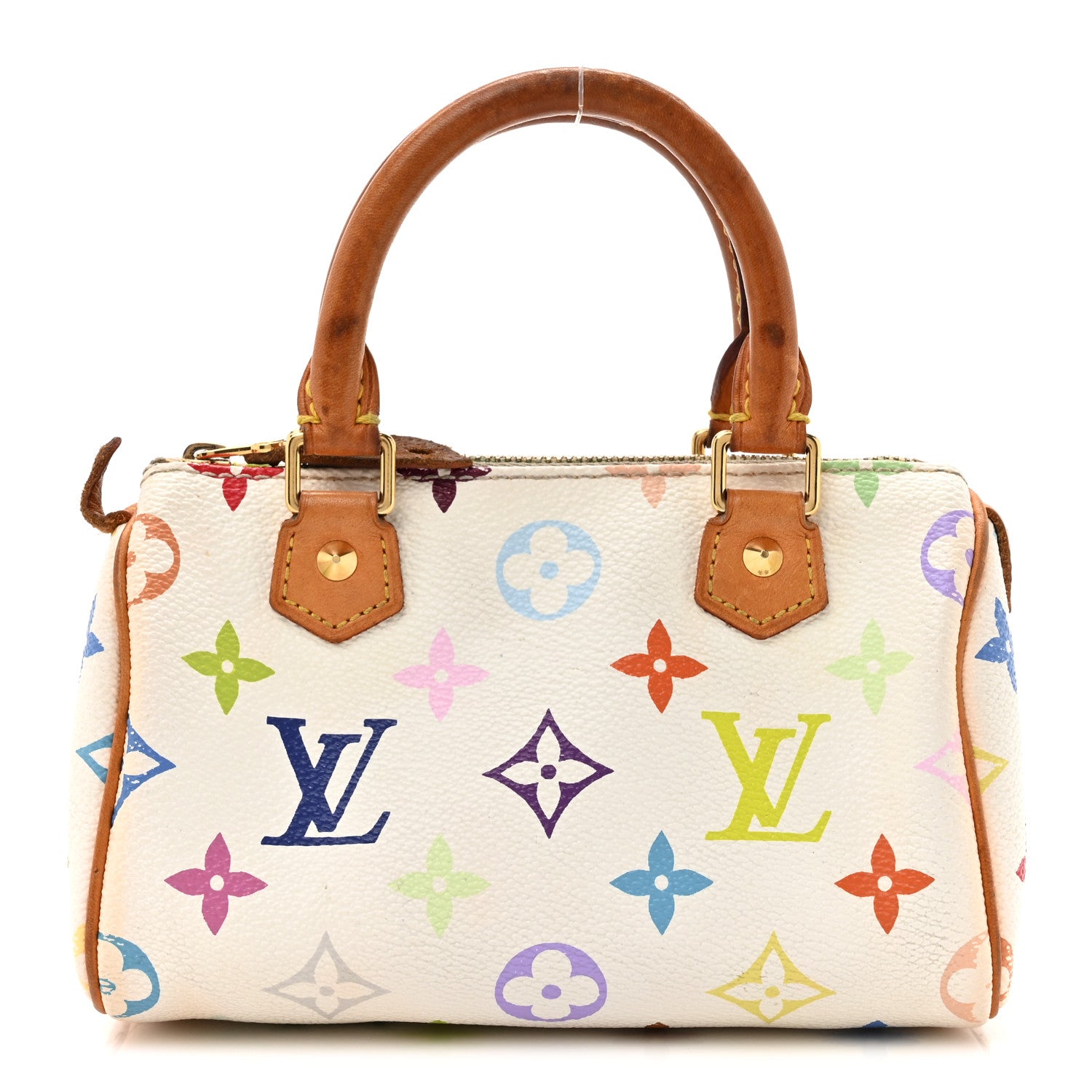 Louis Vuitton Monogram Multicolor Mini Sac HL Speedy White 1 of 19