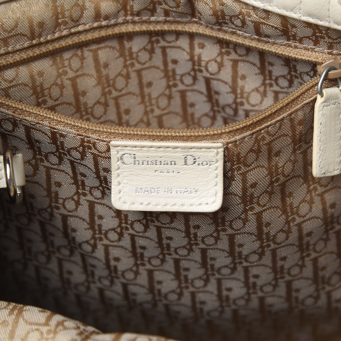 Lambskin Cannage Medium Soft Lady Dior Beige