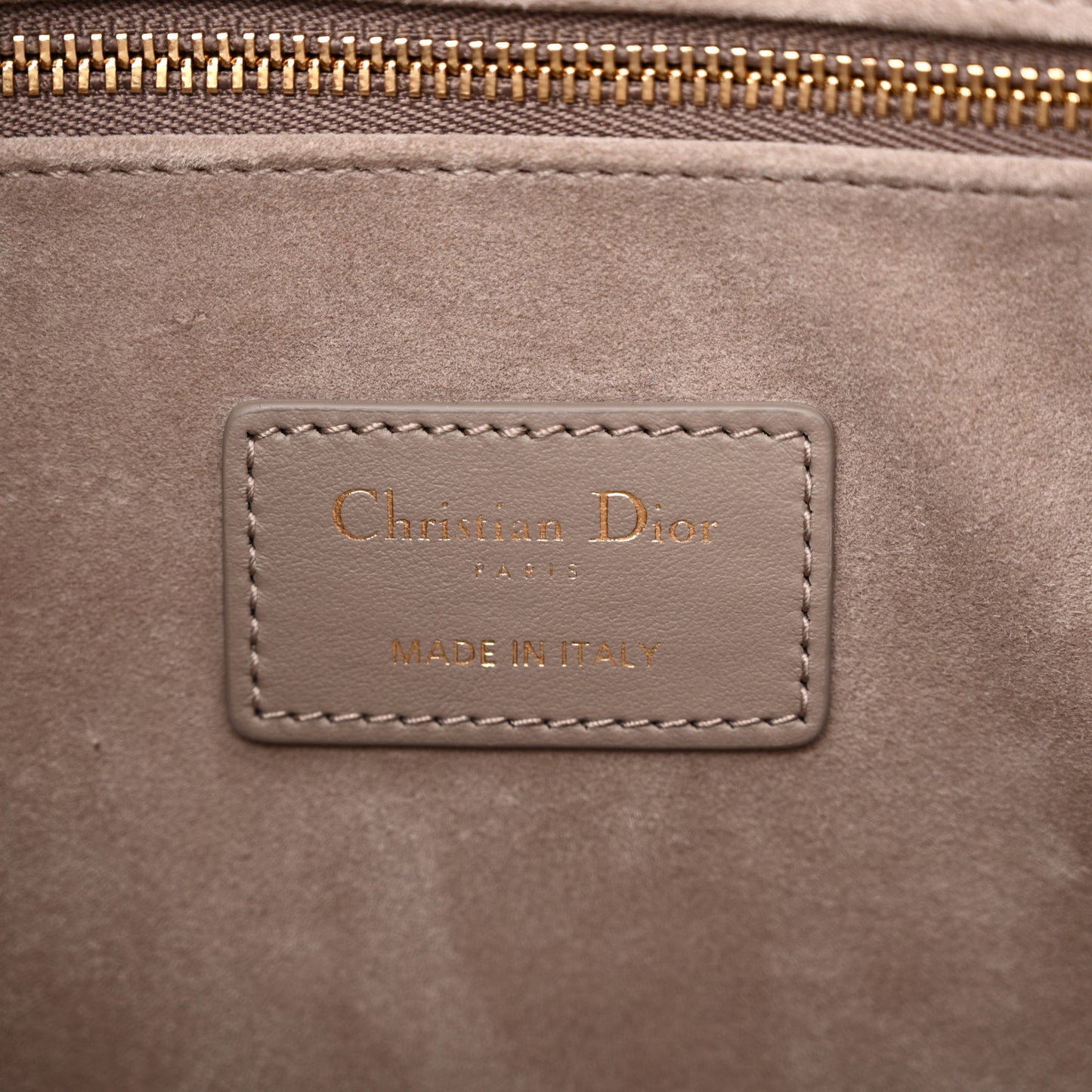 Calfskin Macrocannage Small Book Tote Taupe