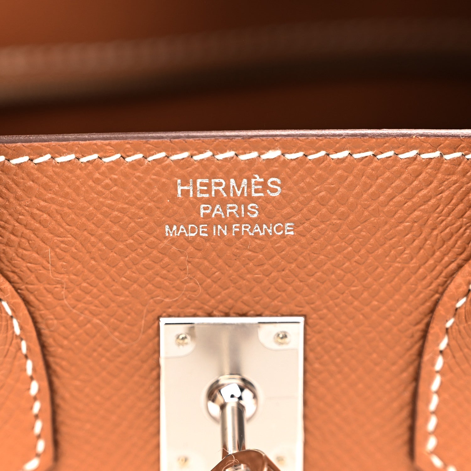 Hermes Epsom Birkin Sellier 25 Gold 6 of 11