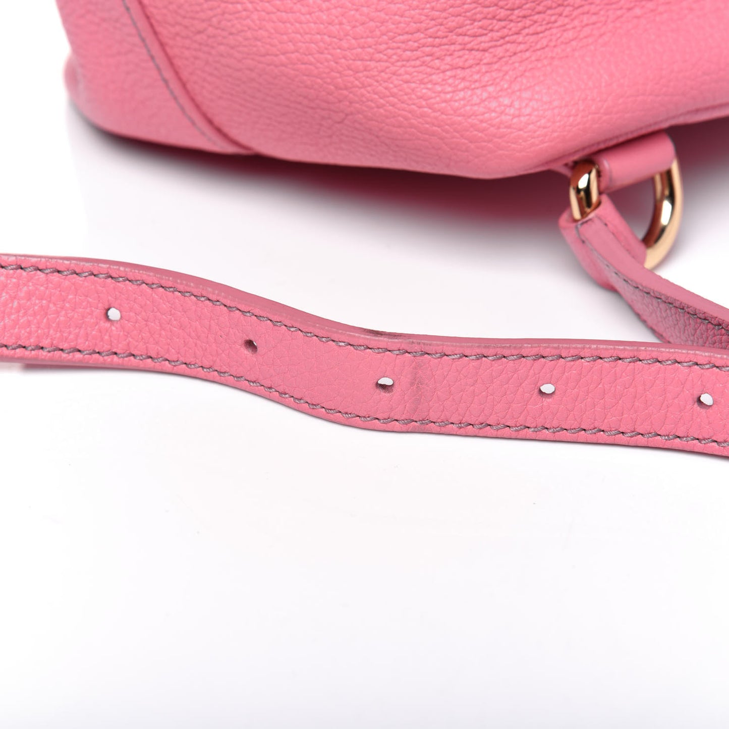 Pebbled Calfskin Sicily Backpack Pink