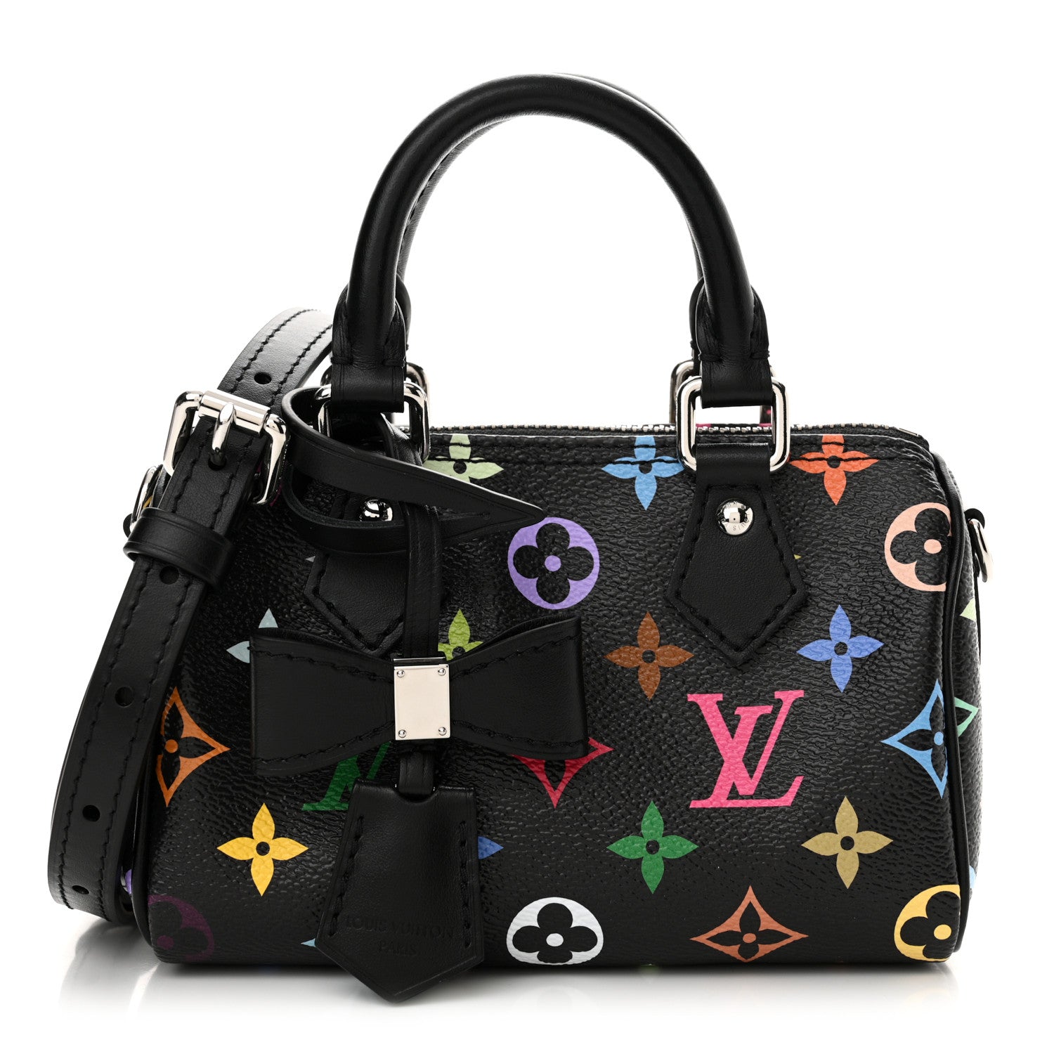 Louis Vuitton LV X TM Monogram Multicolor Nano Speedy Black 1 of 10