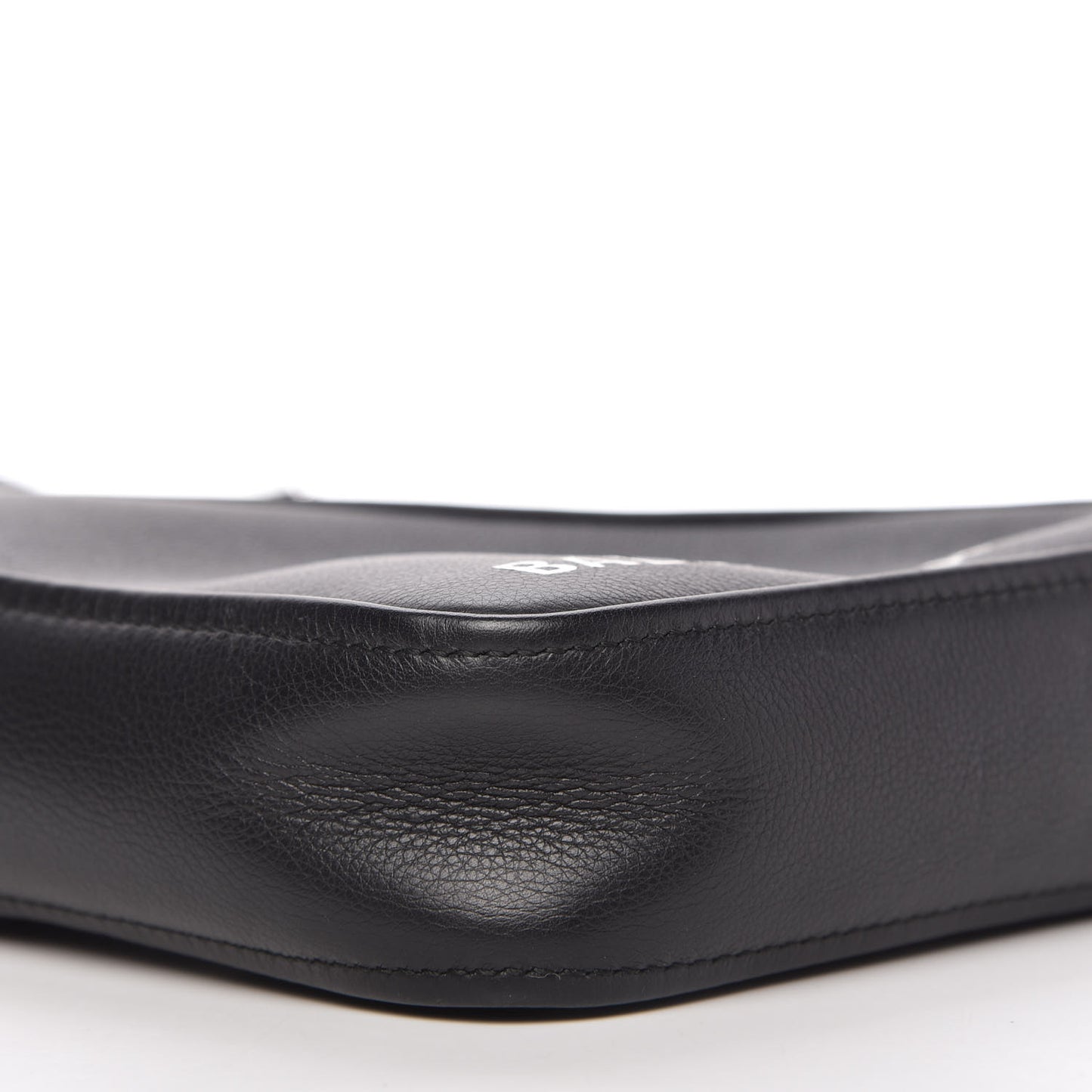 Calfskin Triangle Crossbody Bag Black