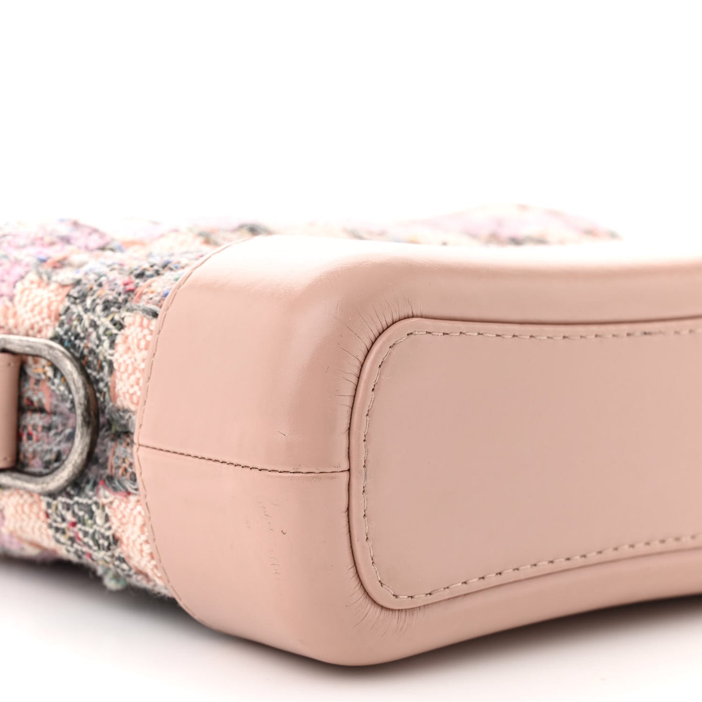 Tweed Calfskin Small Gabrielle Hobo Light Pink