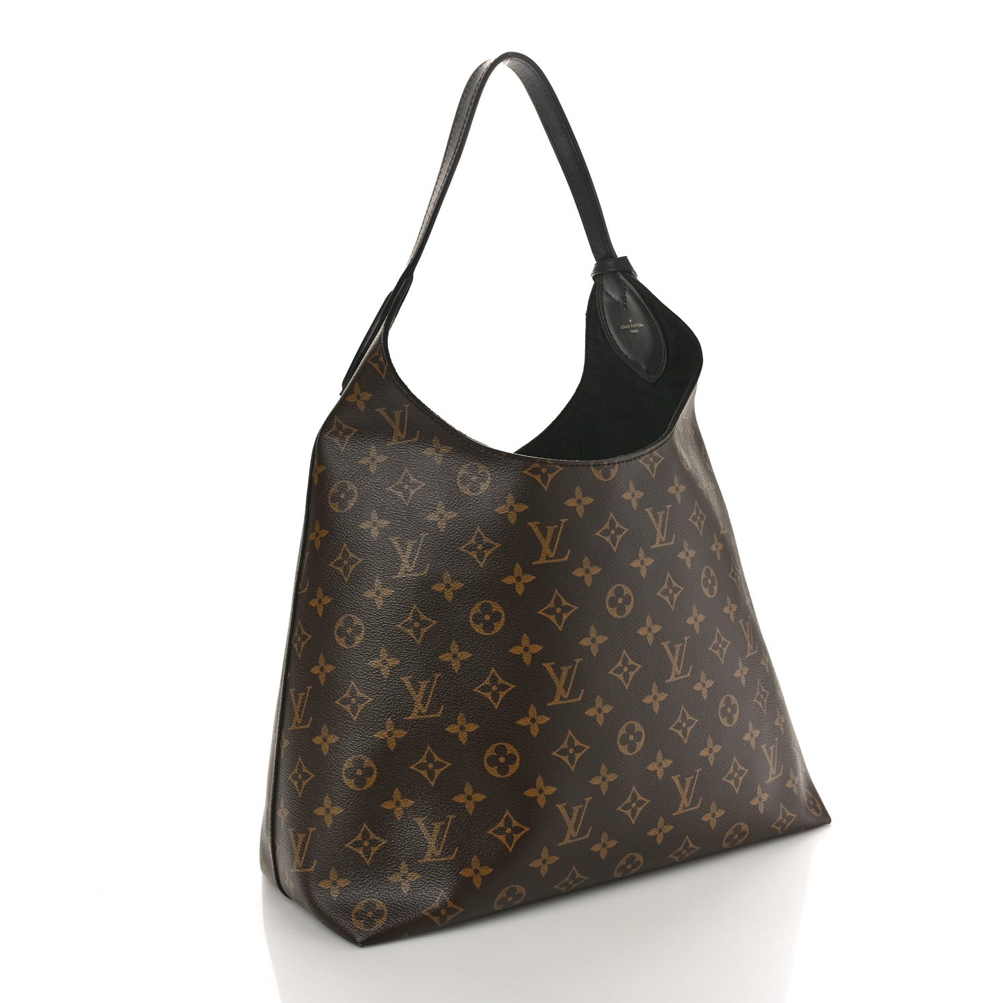Monogram Flower Hobo Black