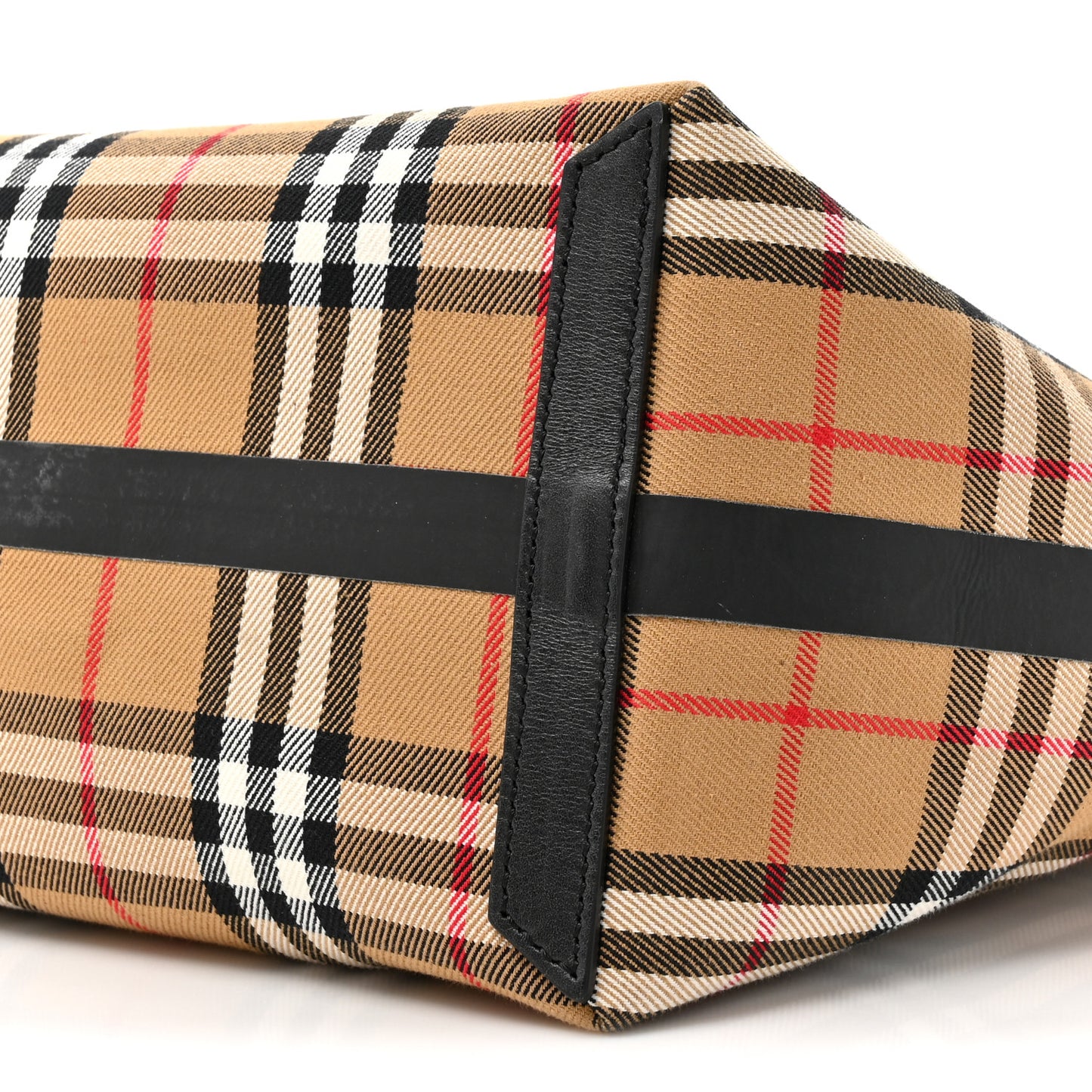 Vintage Check Medium The Giant Reversible Tote Antique Yellow Bright Red