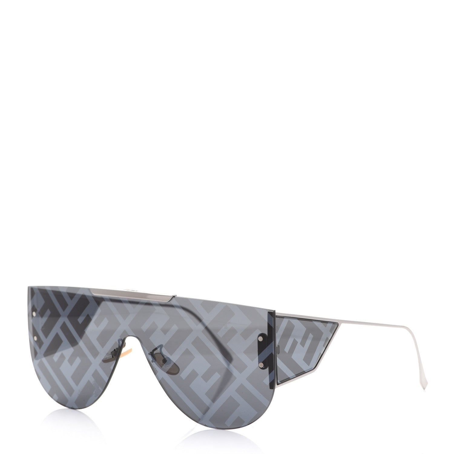 Fendi FF Fabulous Shield Sunglasses FF M0093/S Grey 1 of 9