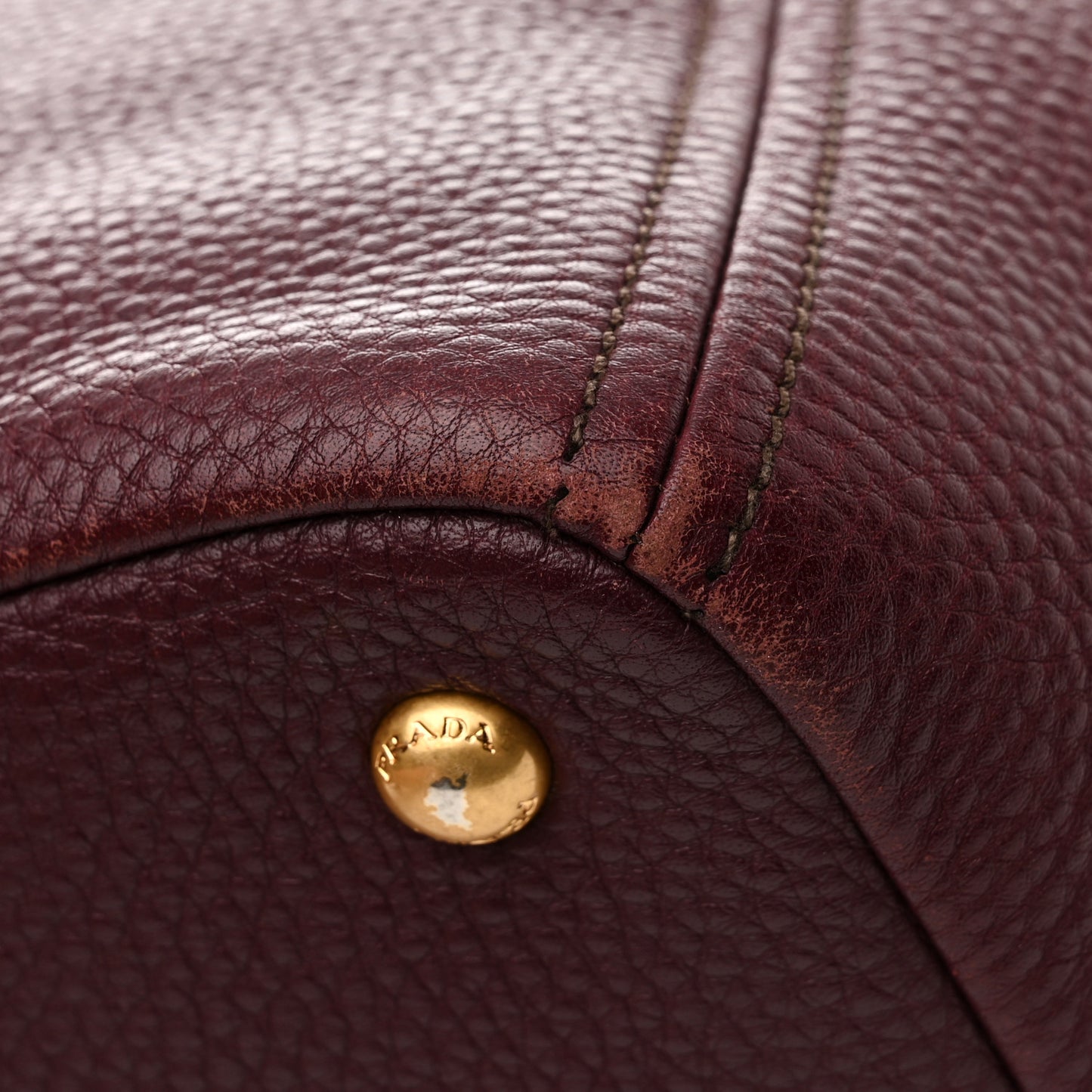 Vitello Daino Tote Granato