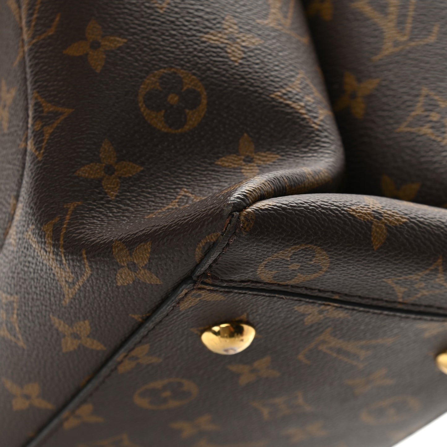 Monogram Flower Tote Caramel