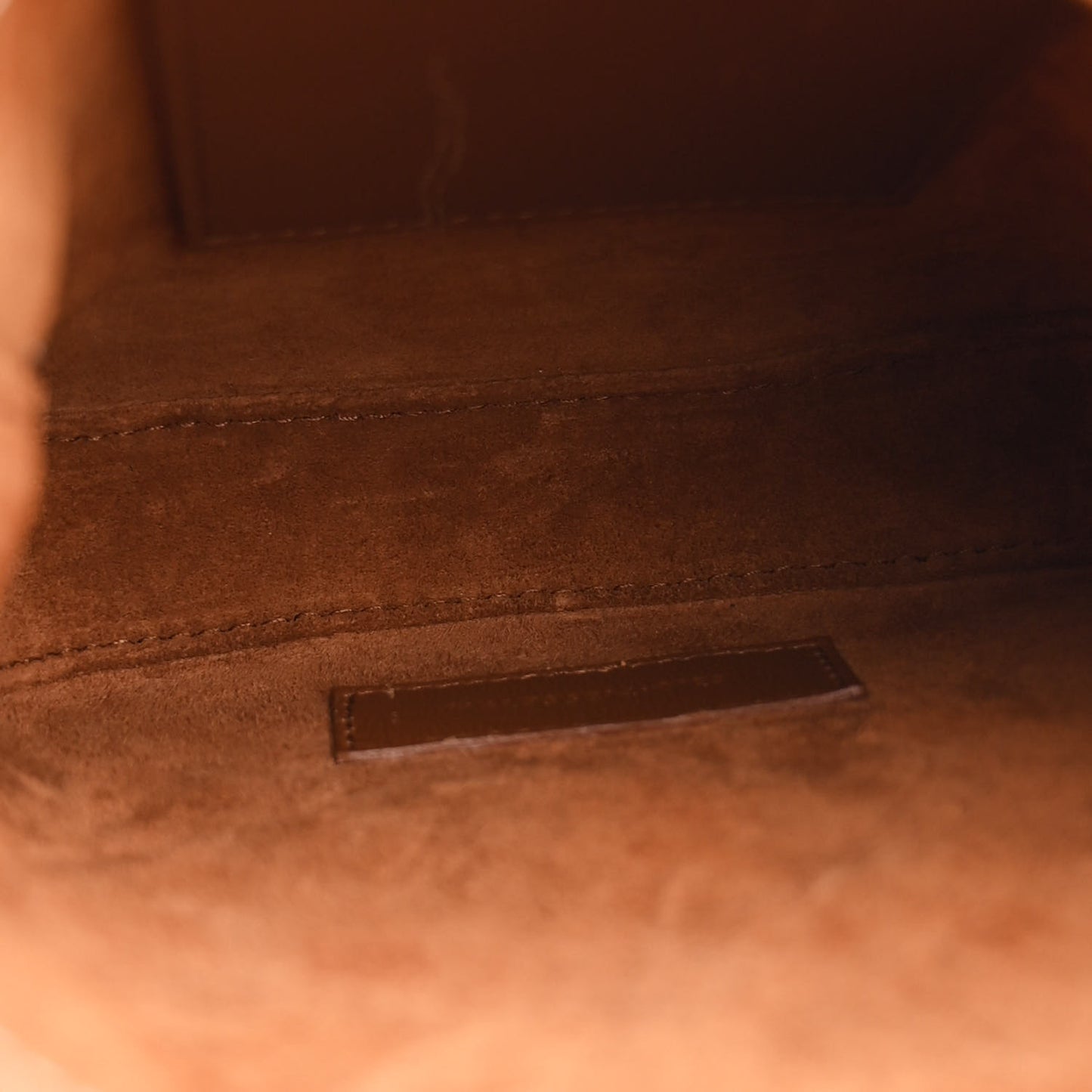 Smooth Calfskin Le 5 A 7 Vertical Hobo Brown Gold