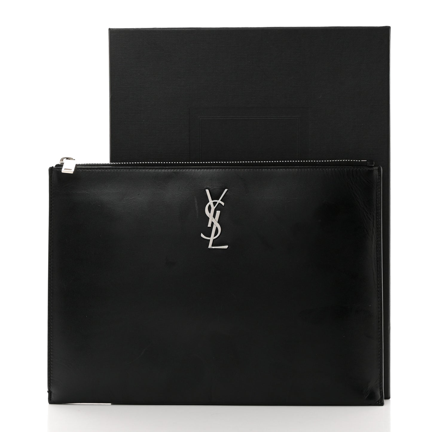 Calfskin Monogram iPad Case Black