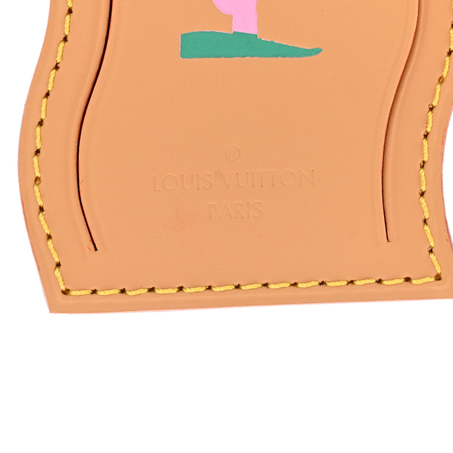Louis Vuitton Vachetta Envelope Messenger Luggage Tag 3 of 3