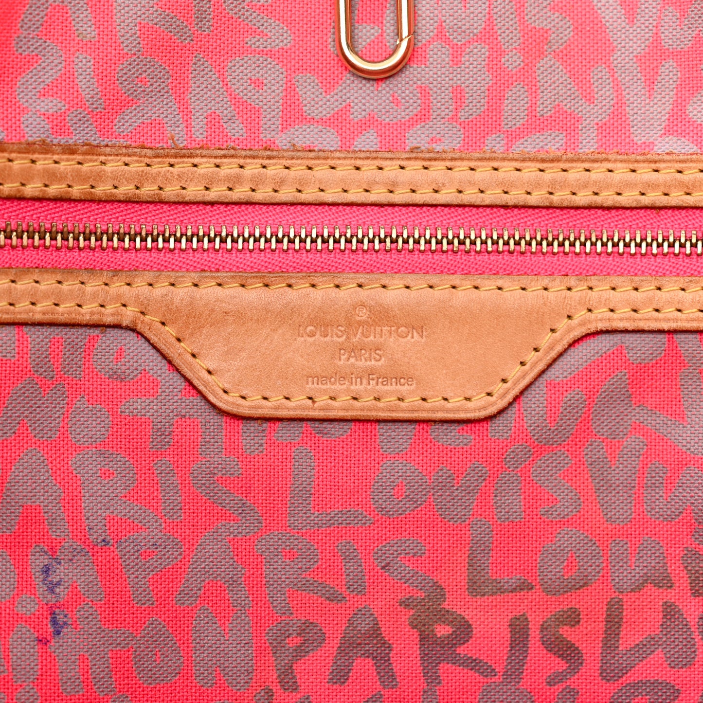 Monogram Graffiti Neverfull GM Fuchsia
