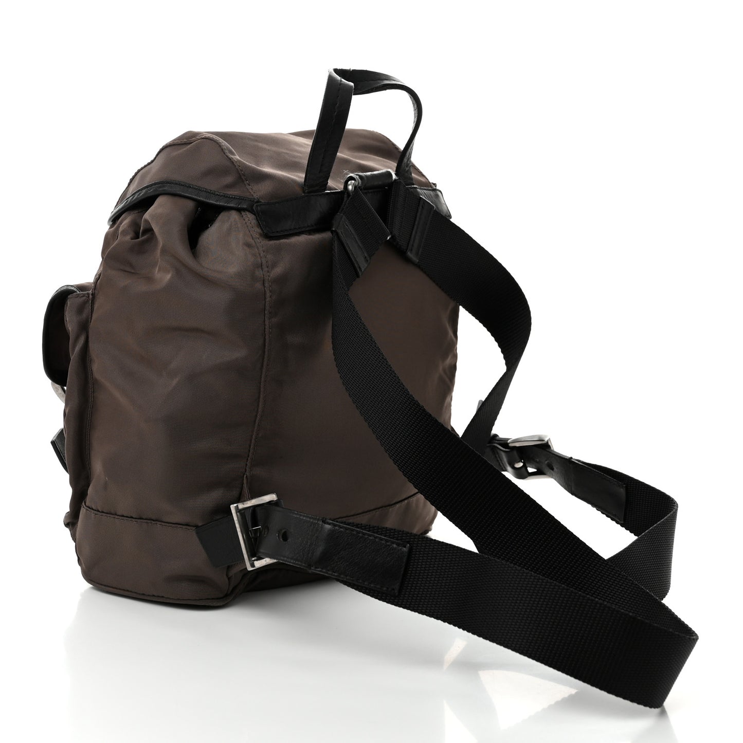 Nylon Vela Small Backpack Fumo Black